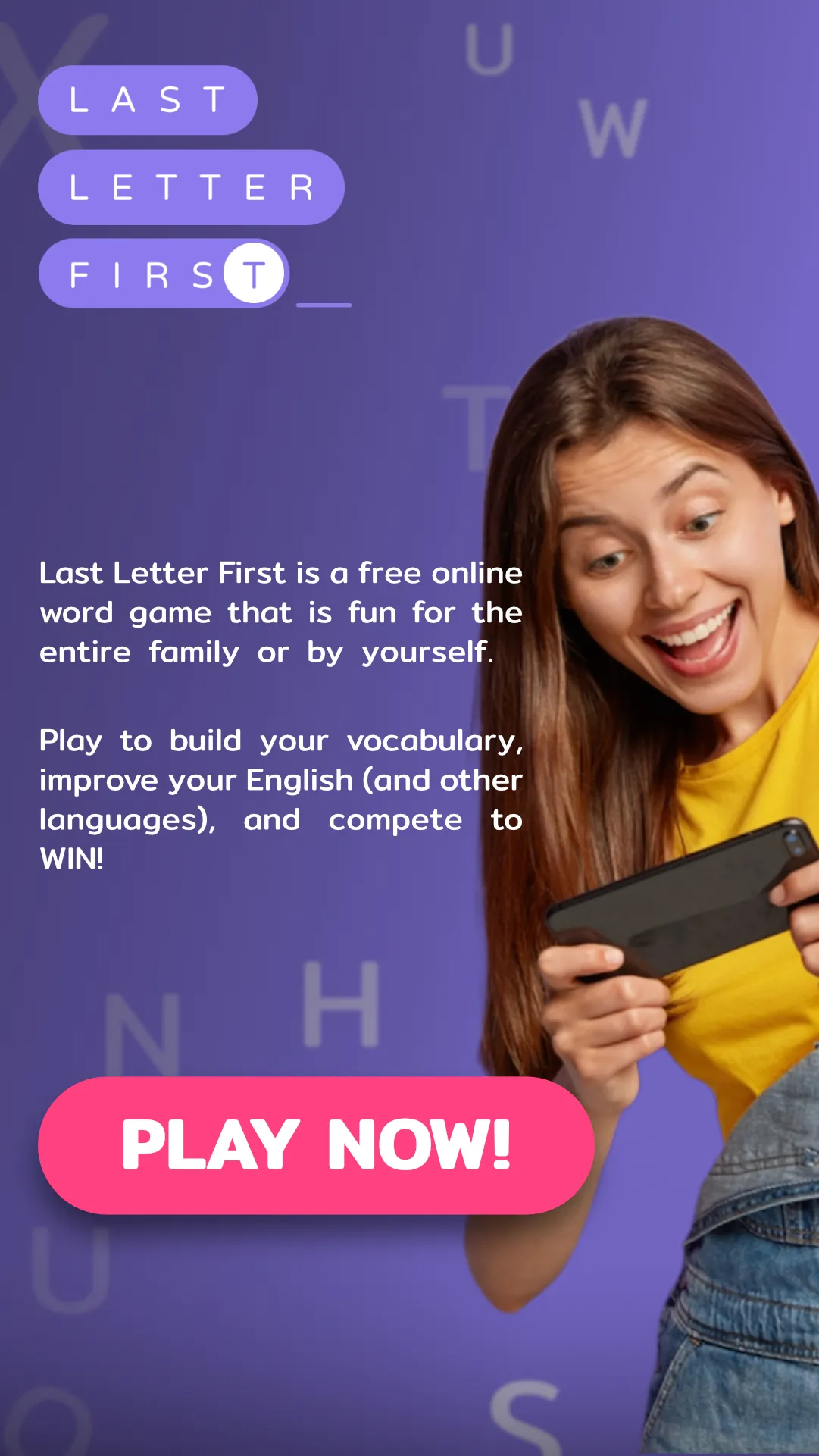 Last Letter First:  Word Game | Indus Appstore | Screenshot