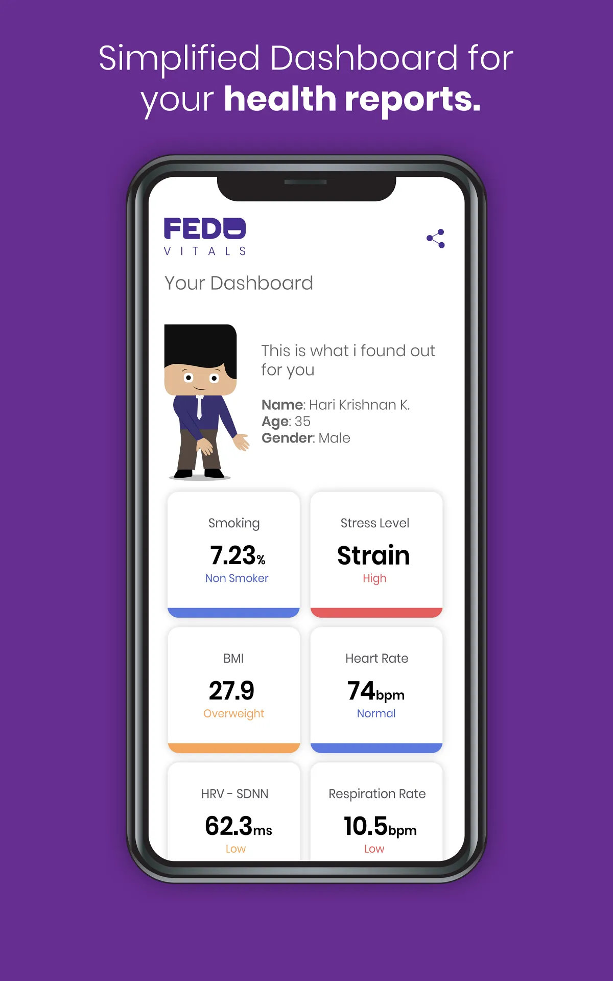 Fedo Vitals | Indus Appstore | Screenshot