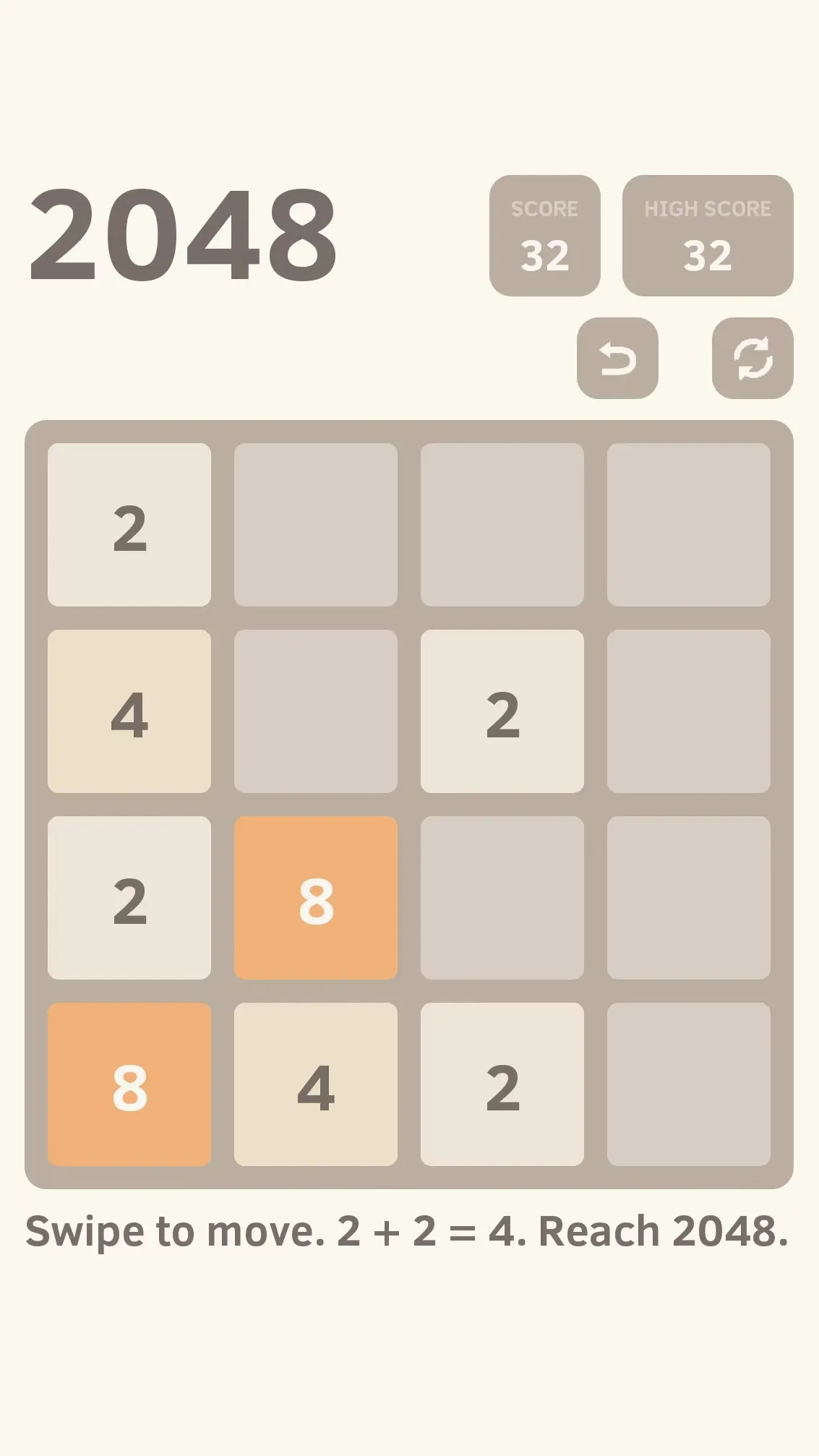 2048 | Indus Appstore | Screenshot