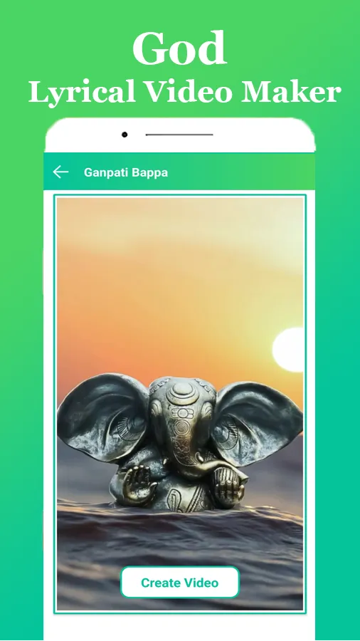 God Lyrical Video Status Maker | Indus Appstore | Screenshot