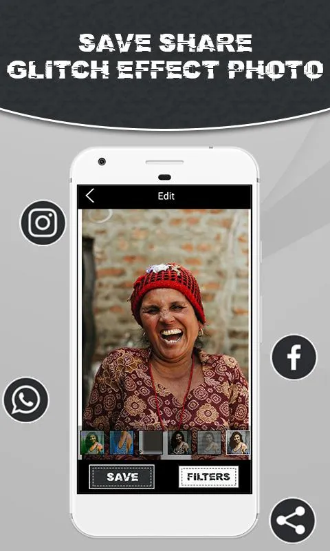 Glitch Photo Effects | Indus Appstore | Screenshot
