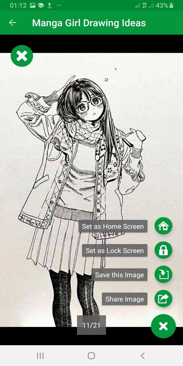 Drawing Manga Girl Ideas | Indus Appstore | Screenshot