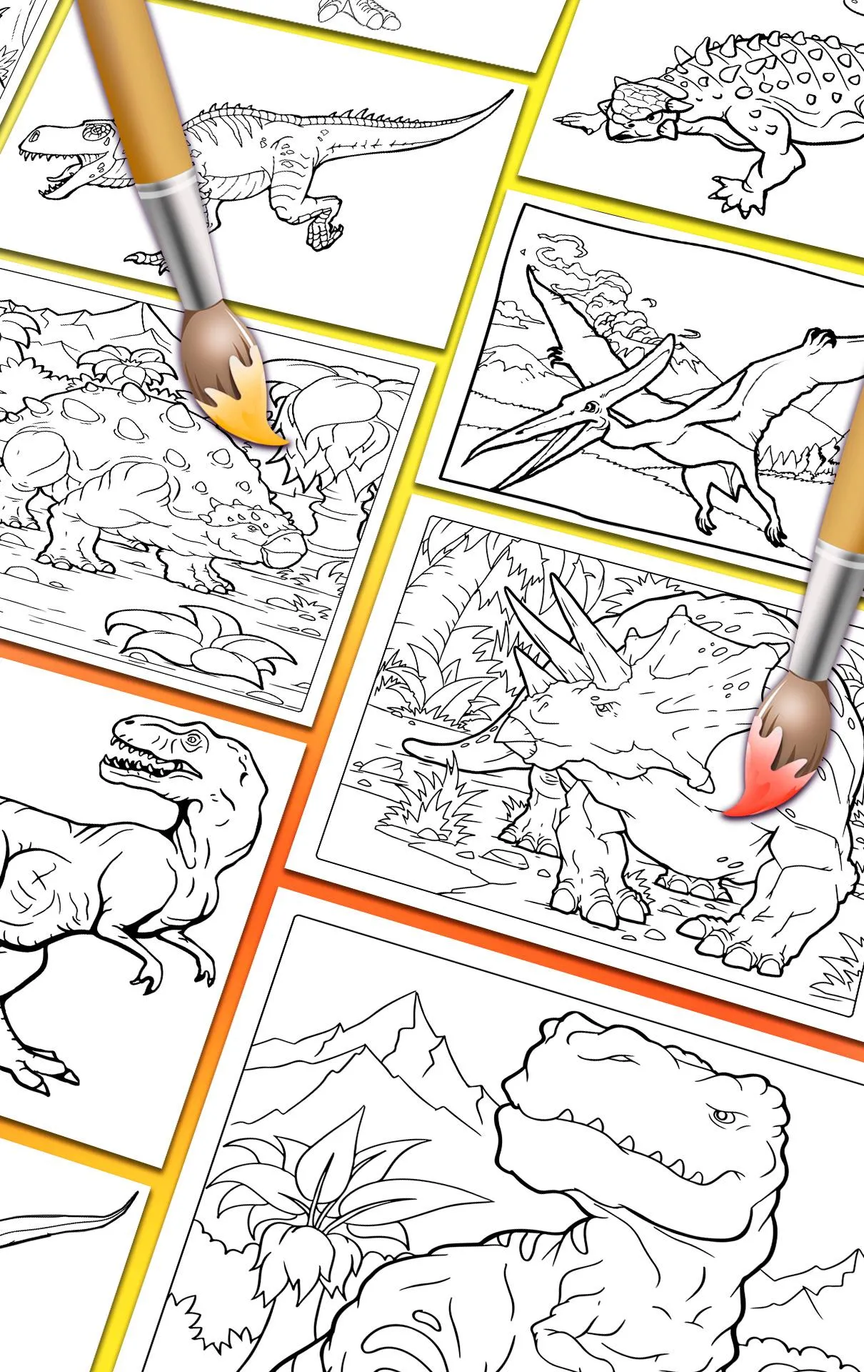 Dinosaur Coloring Book | Indus Appstore | Screenshot