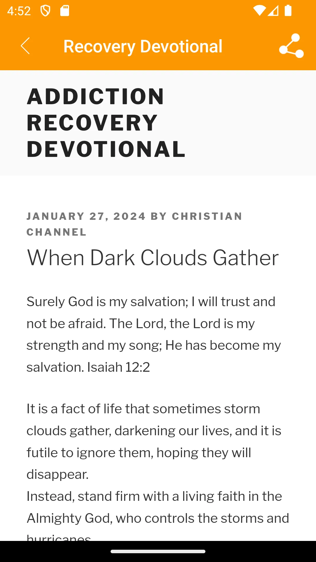 Addiction Recovery Devotionals | Indus Appstore | Screenshot