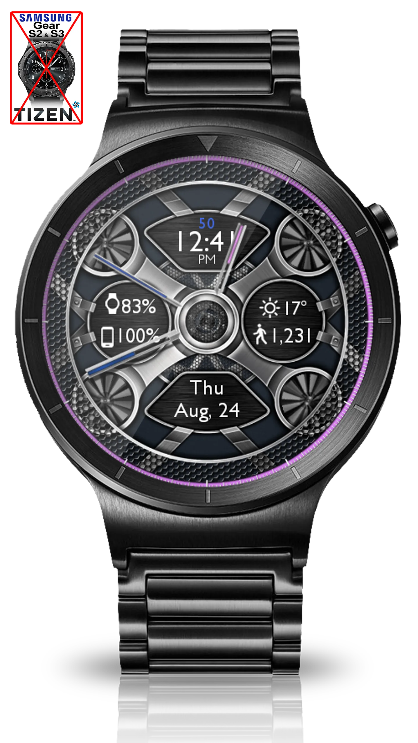 Mesh Gears HD Watch Face | Indus Appstore | Screenshot