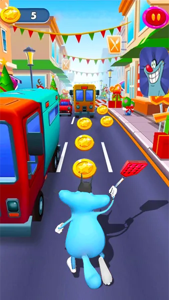 Oggy & Cafards Endless Runner | Indus Appstore | Screenshot