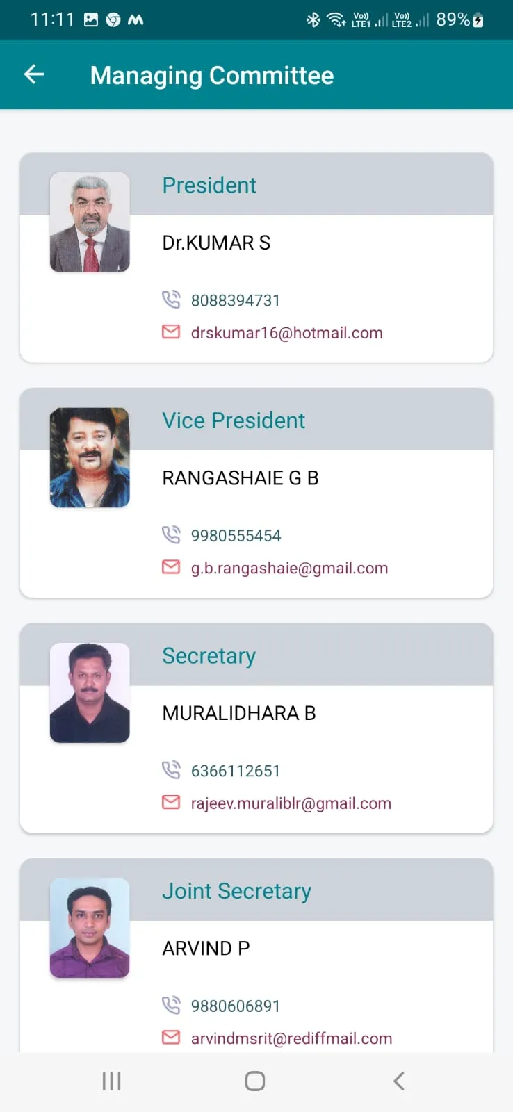 THE MALLESHWARAM ASSOCIATION | Indus Appstore | Screenshot