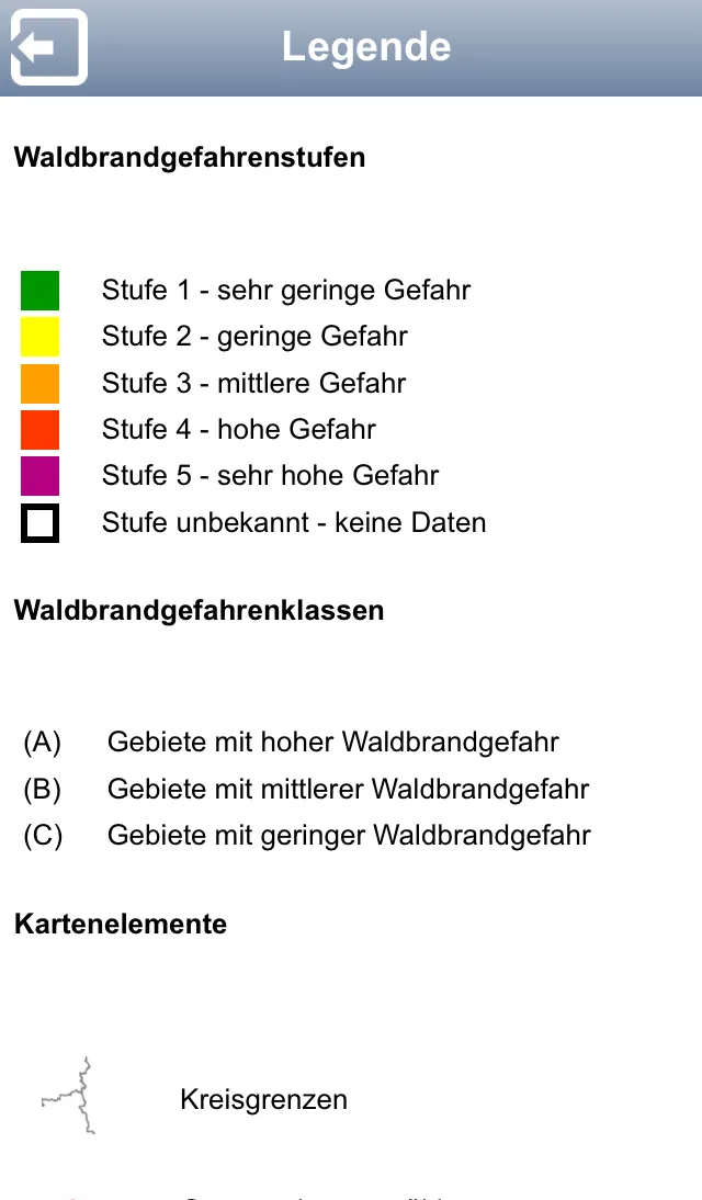 Waldbrandgefahr Sachsen | Indus Appstore | Screenshot