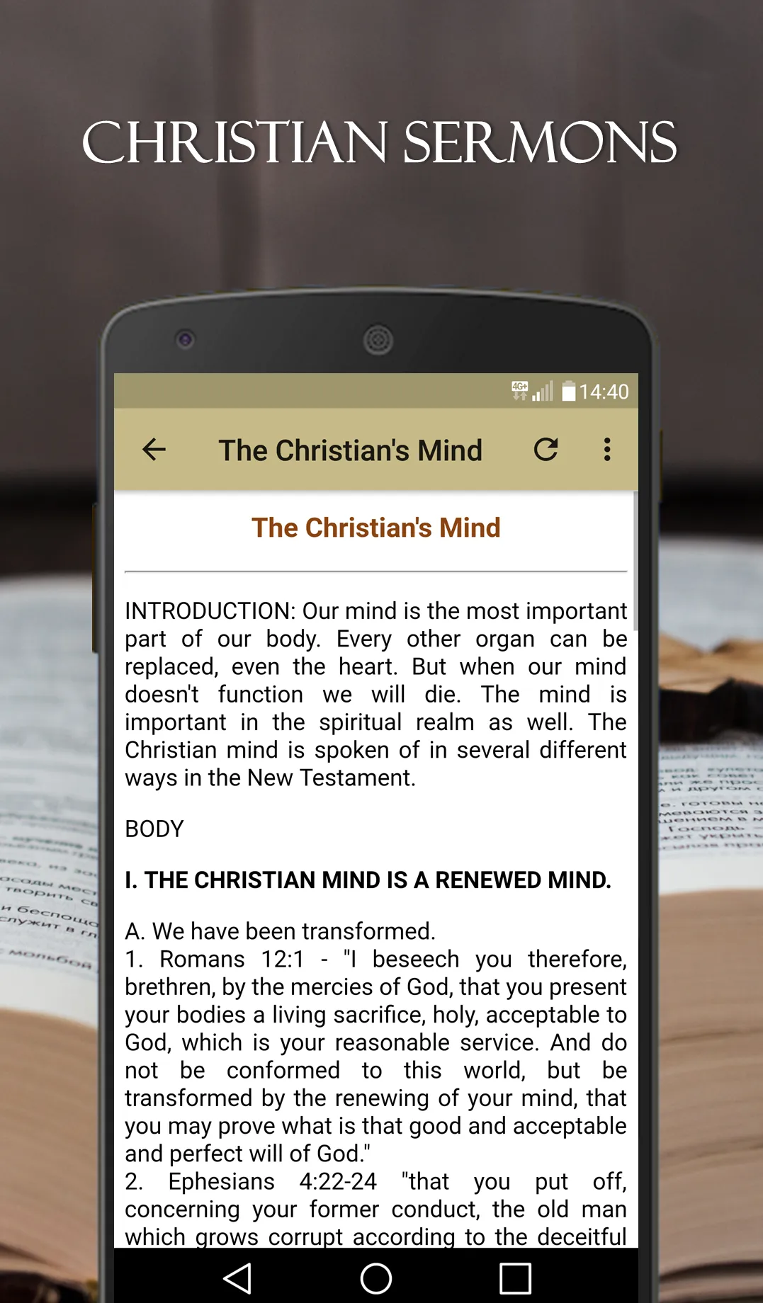 Christian Sermons | Indus Appstore | Screenshot