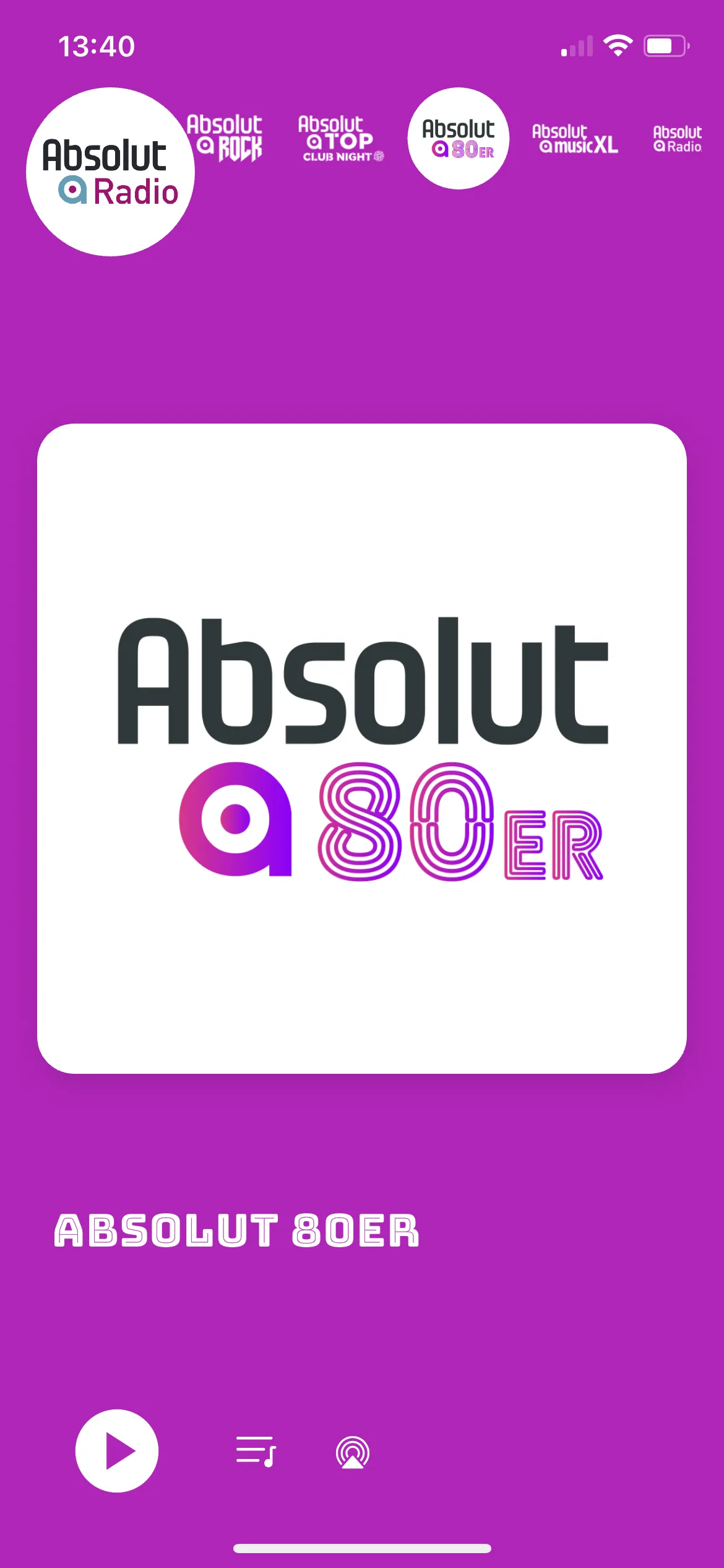 Absolut Radio | Indus Appstore | Screenshot