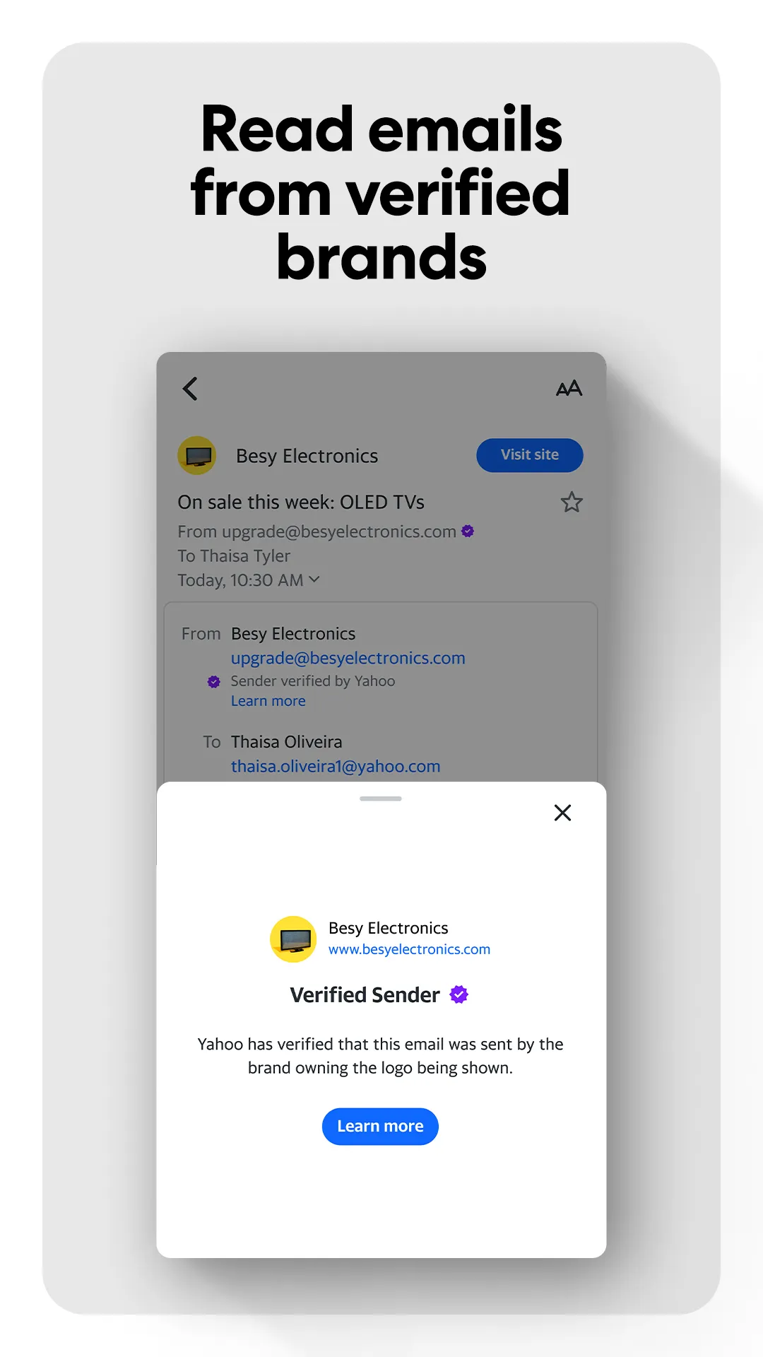 Yahoo Mail | Indus Appstore | Screenshot