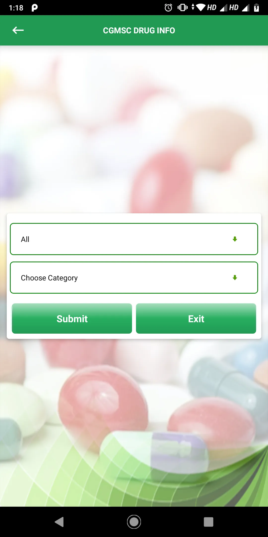 CGMSC DRUG INFO | Indus Appstore | Screenshot