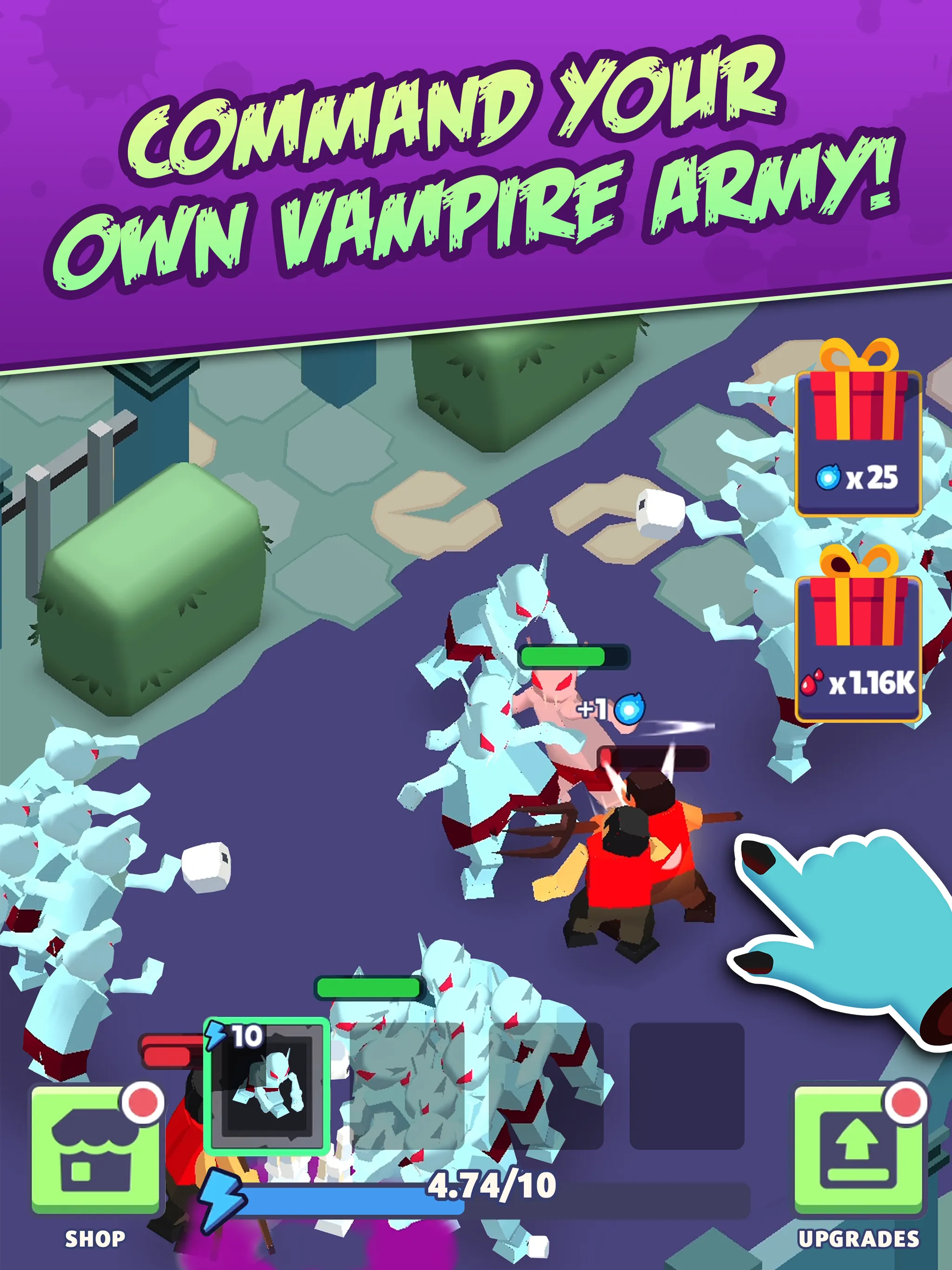 Dracula City Master: Idle Army | Indus Appstore | Screenshot