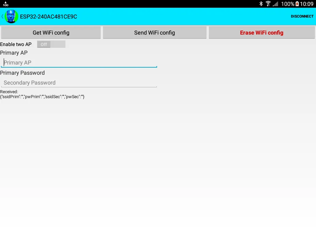 ESP32 WiFi setup over BLE or B | Indus Appstore | Screenshot