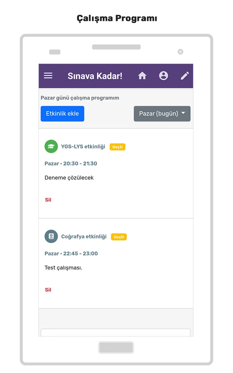 Sınava Kadar! | Indus Appstore | Screenshot