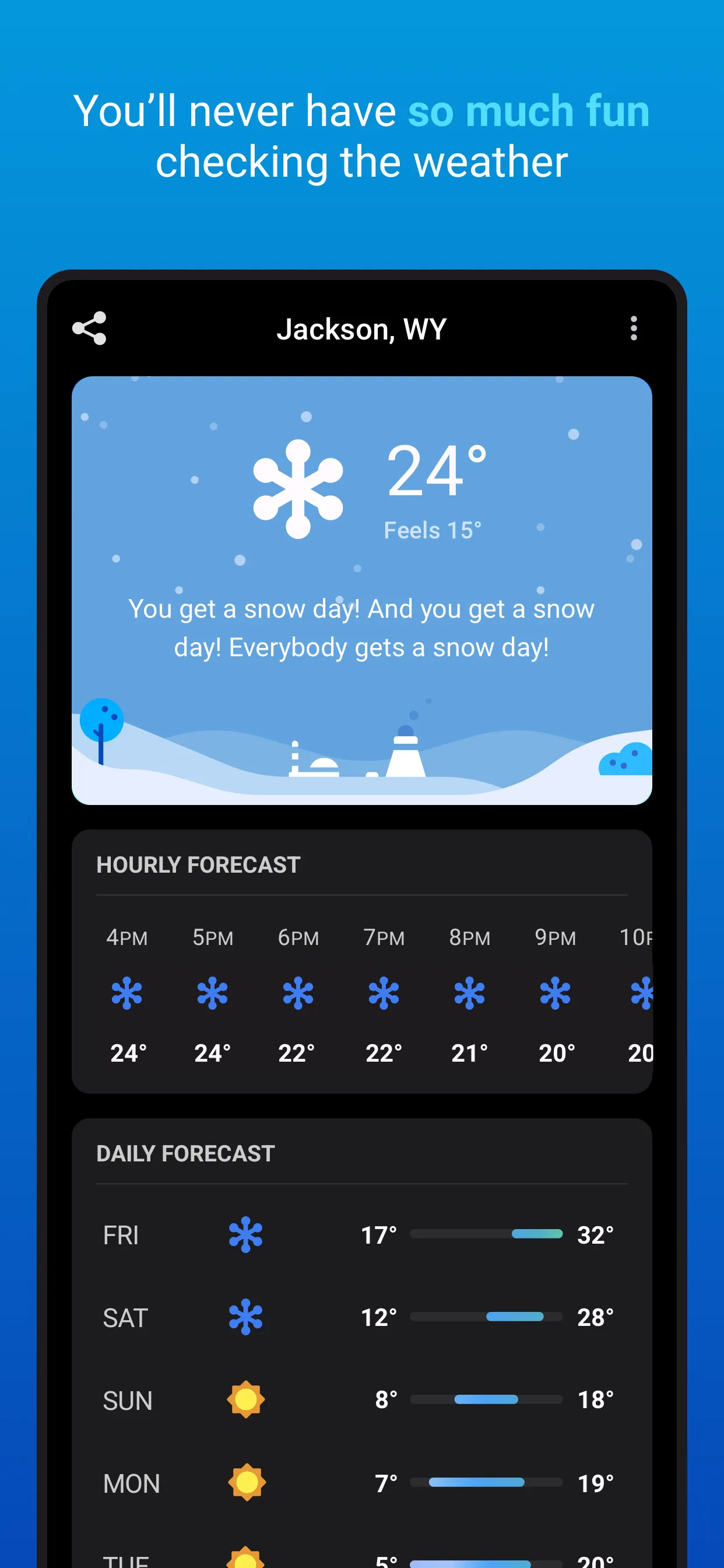 CARROT Weather | Indus Appstore | Screenshot