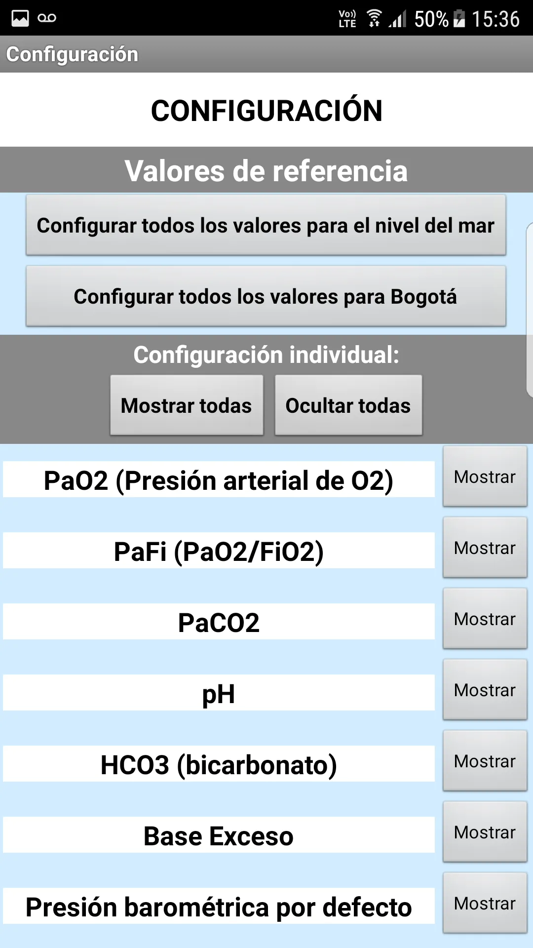 ALGA - Gases Arteriales | Indus Appstore | Screenshot