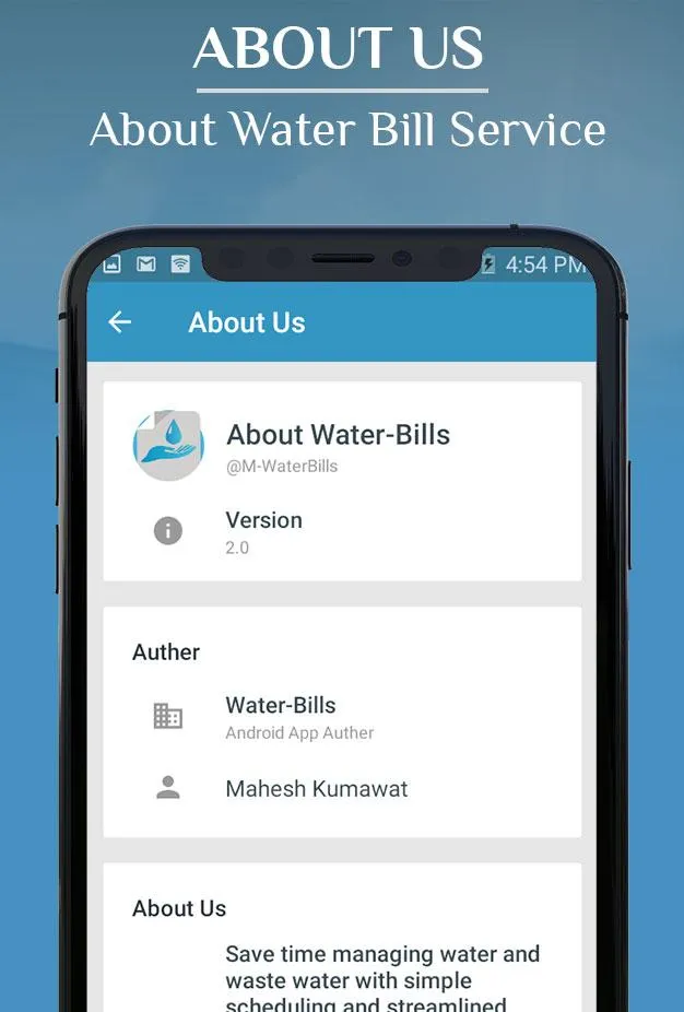 WaterBills - Water Bill Mainte | Indus Appstore | Screenshot