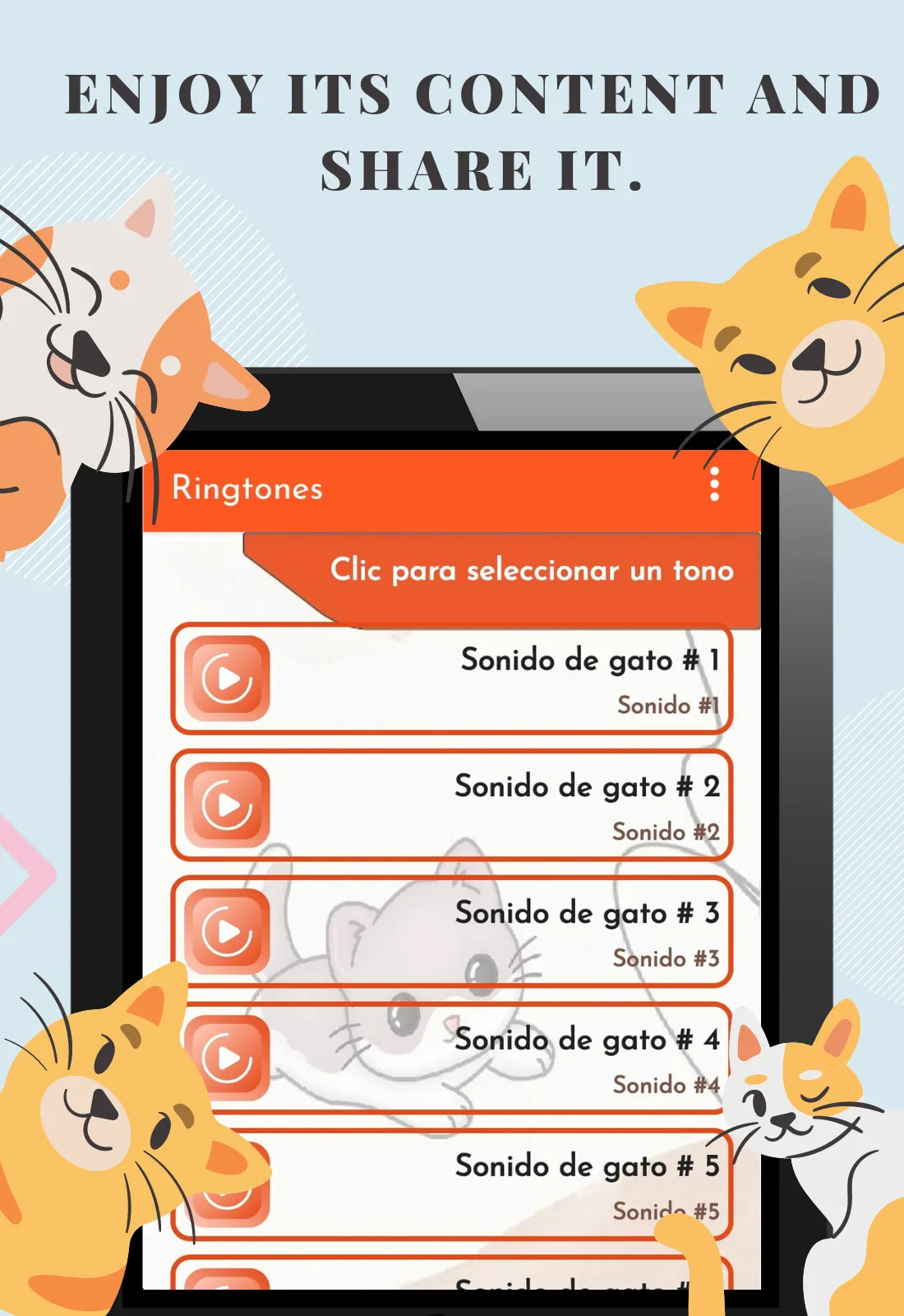 Cat sounds for ringtones | Indus Appstore | Screenshot