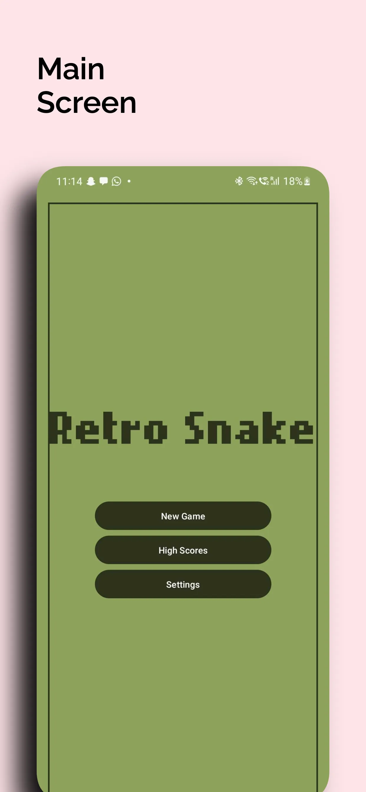 Retro Snake | Indus Appstore | Screenshot