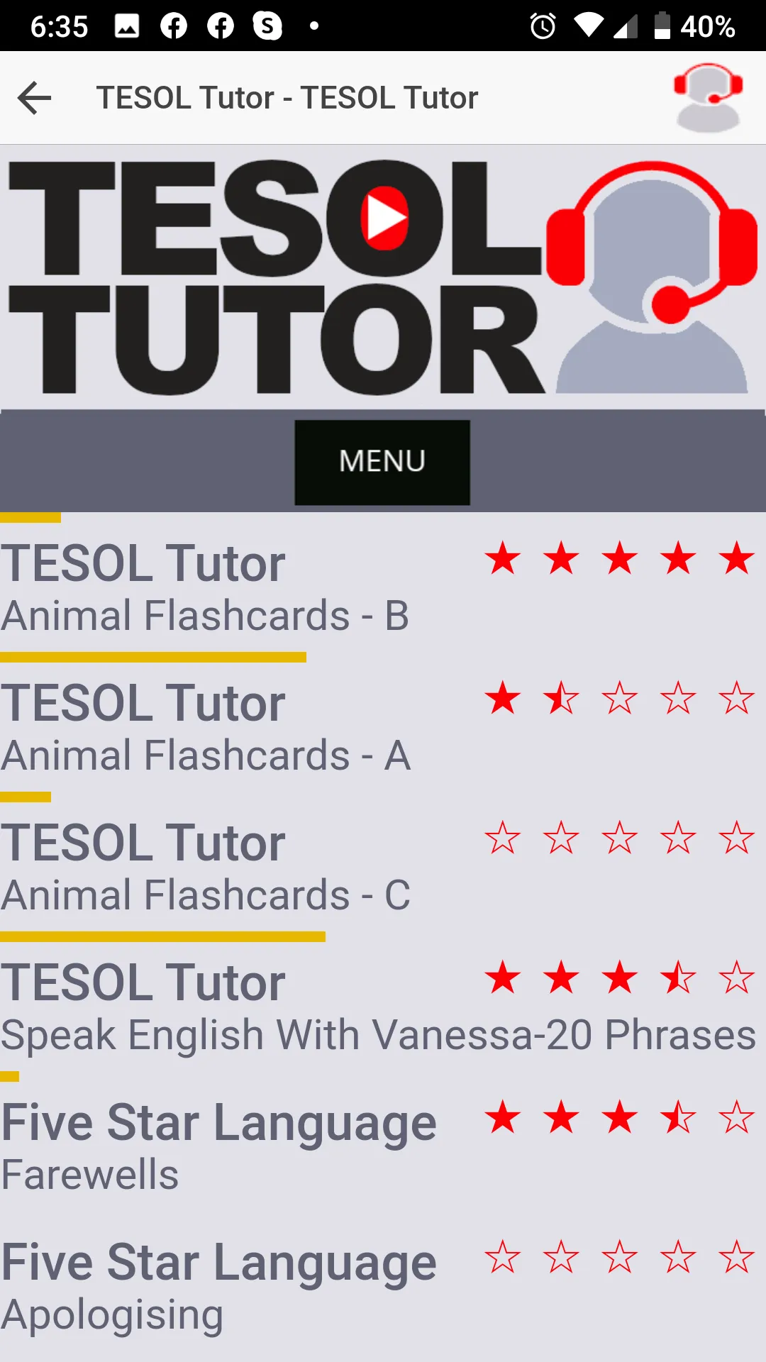 TESOLTutor | Indus Appstore | Screenshot