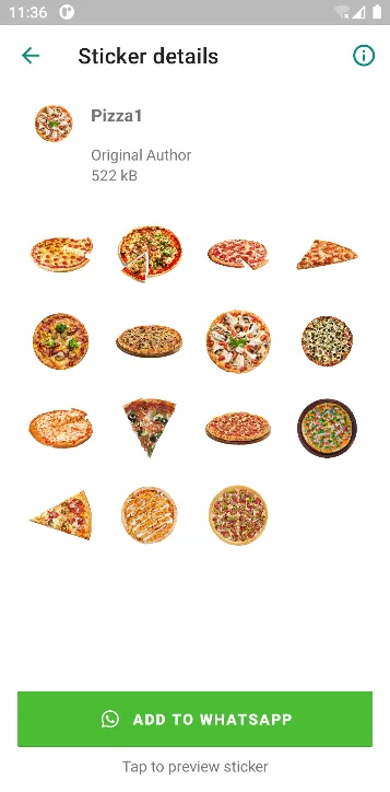 Food Stickers | Indus Appstore | Screenshot