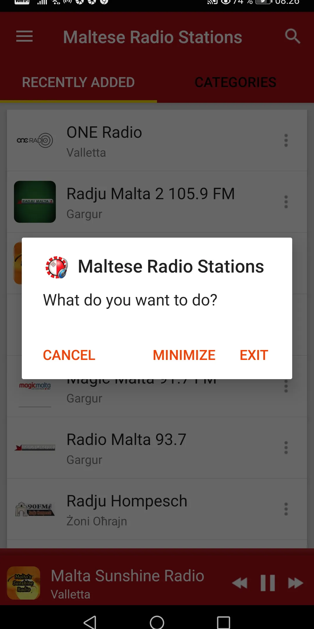 Malta Radio Stations | Indus Appstore | Screenshot