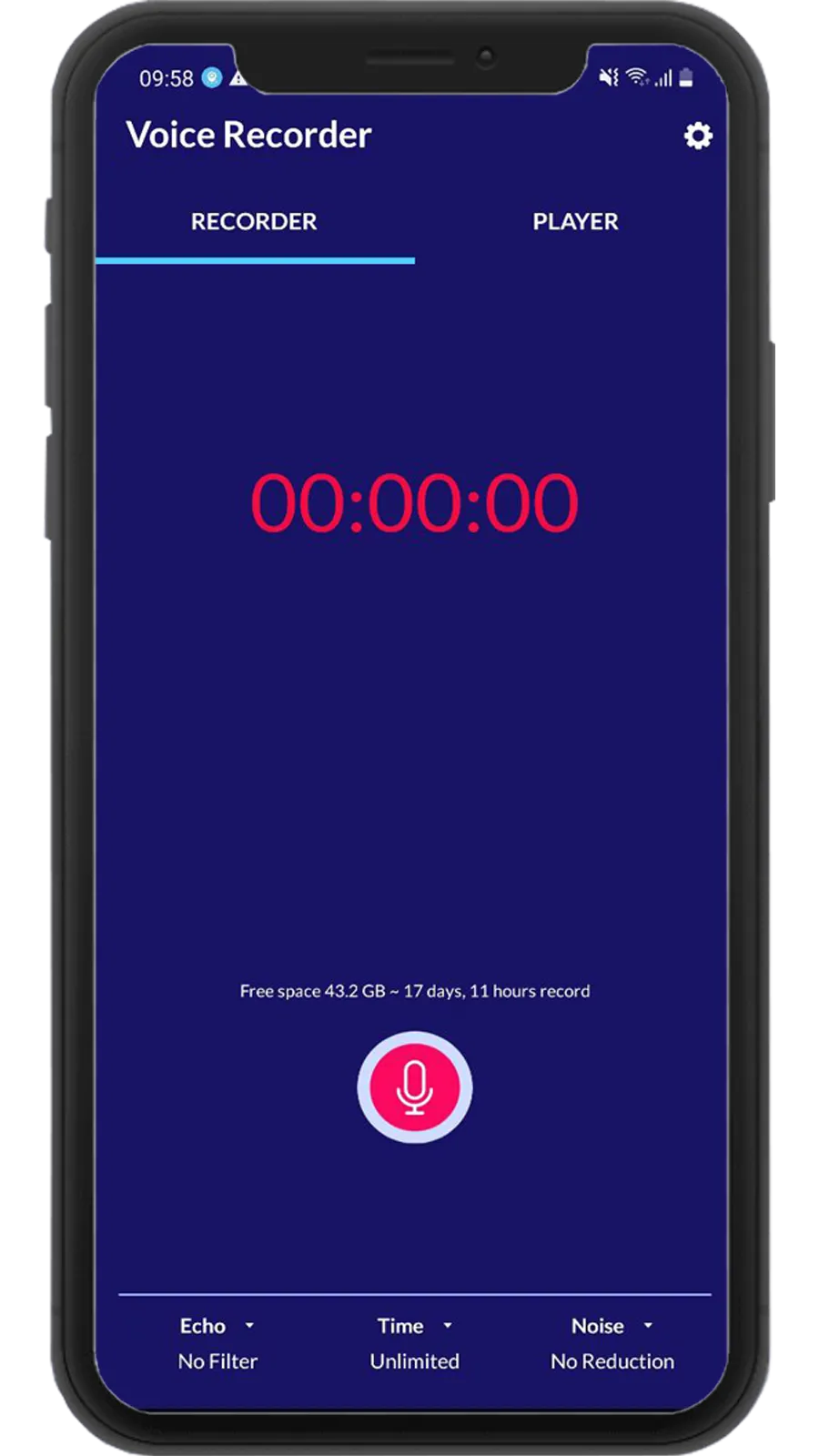 Voice Recorder - Unlimited Rec | Indus Appstore | Screenshot