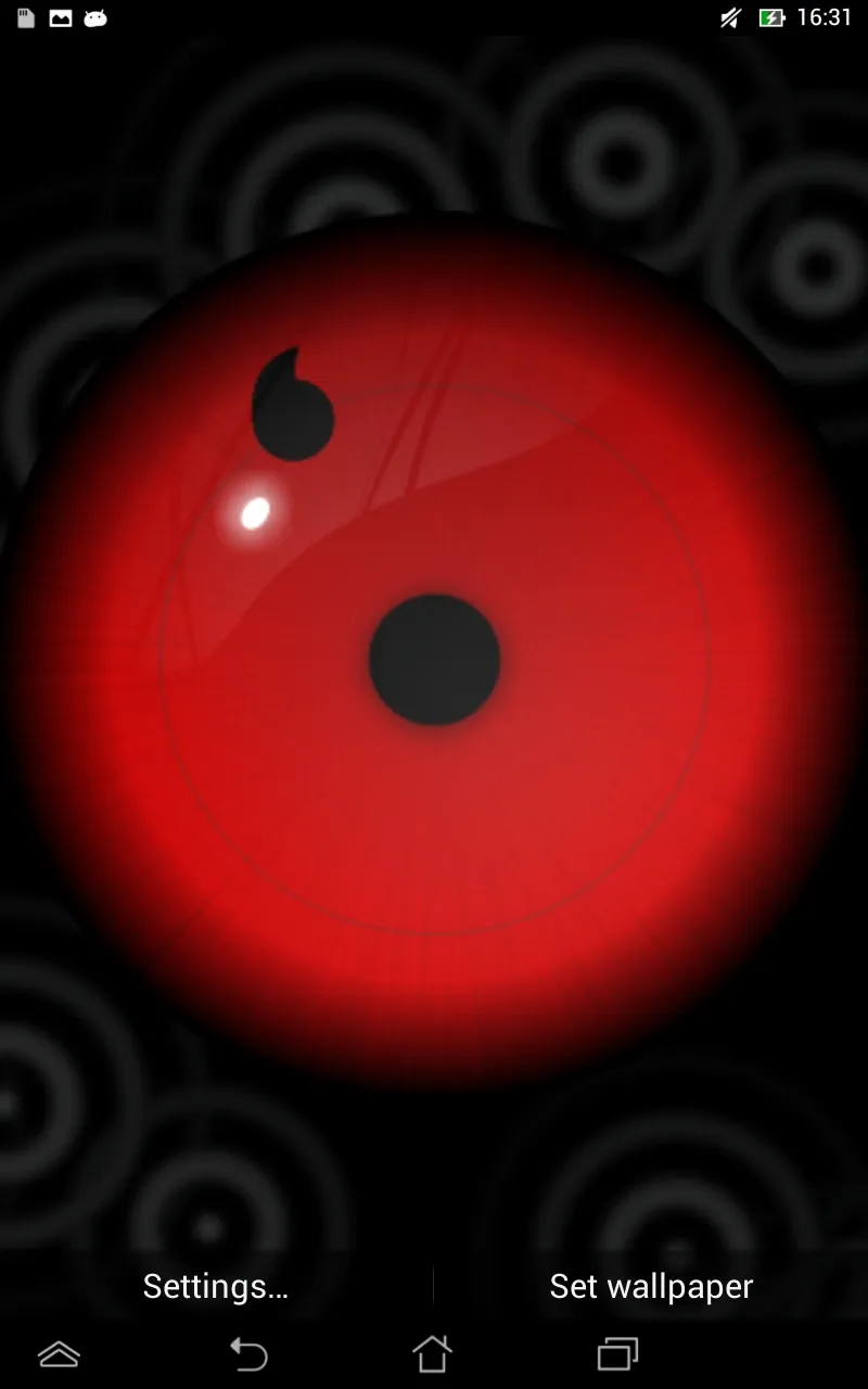 Rin - Sharingan Live Wallpaper | Indus Appstore | Screenshot