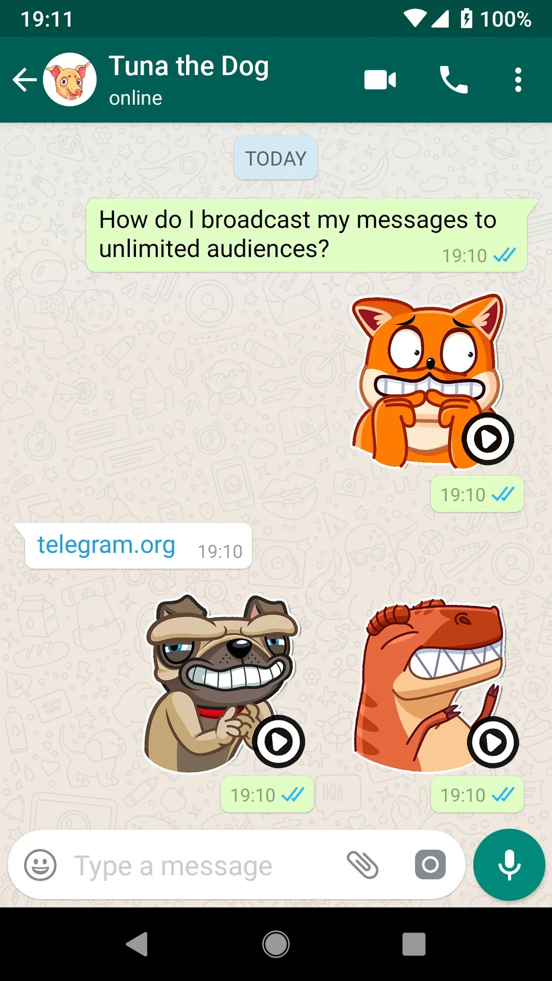 Animals Stickers WAStickerApps | Indus Appstore | Screenshot