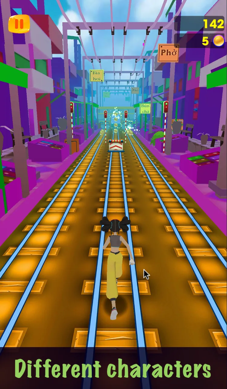 Run - Train Surfing 3D | Indus Appstore | Screenshot