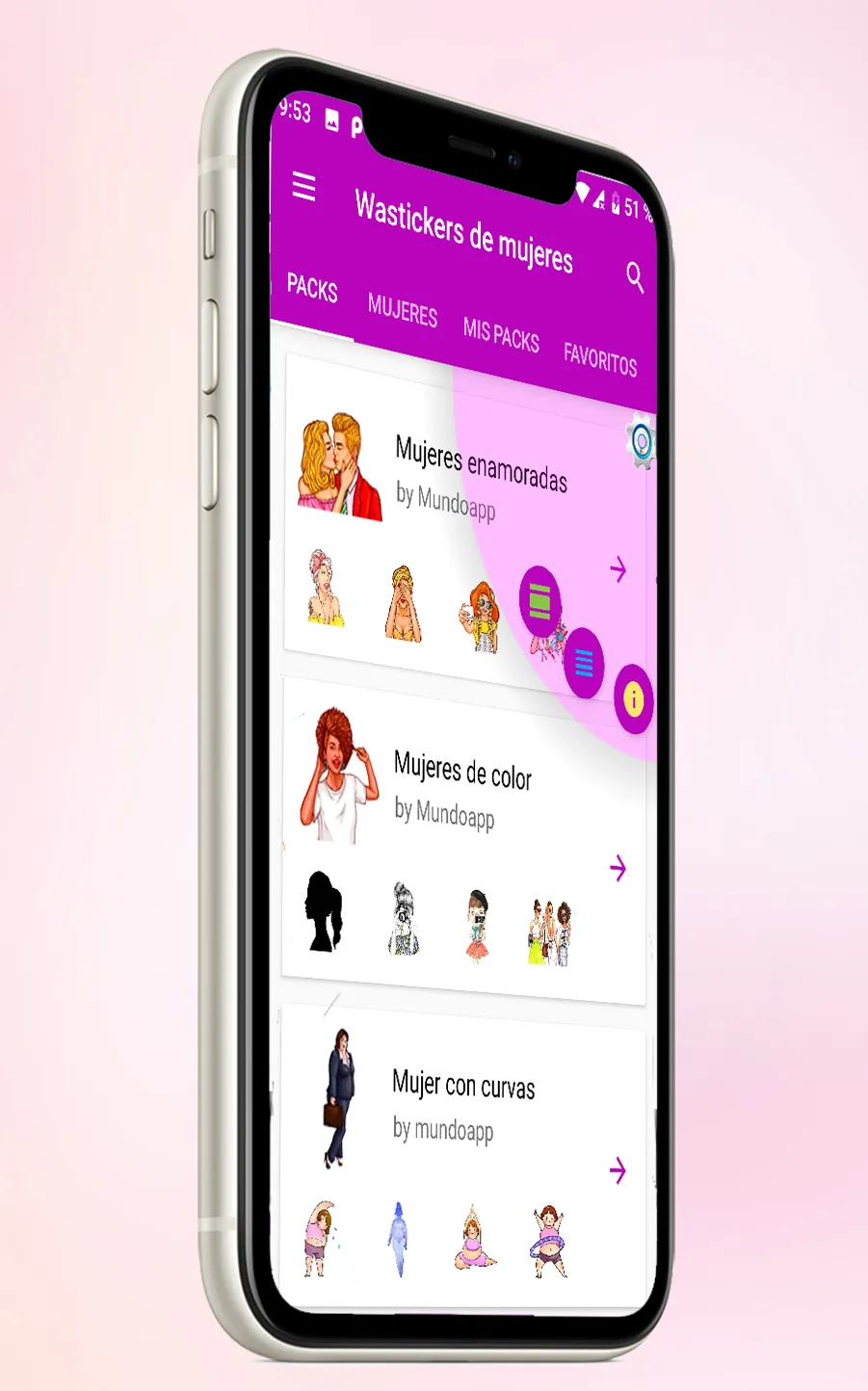 Wasticker of women | Indus Appstore | Screenshot