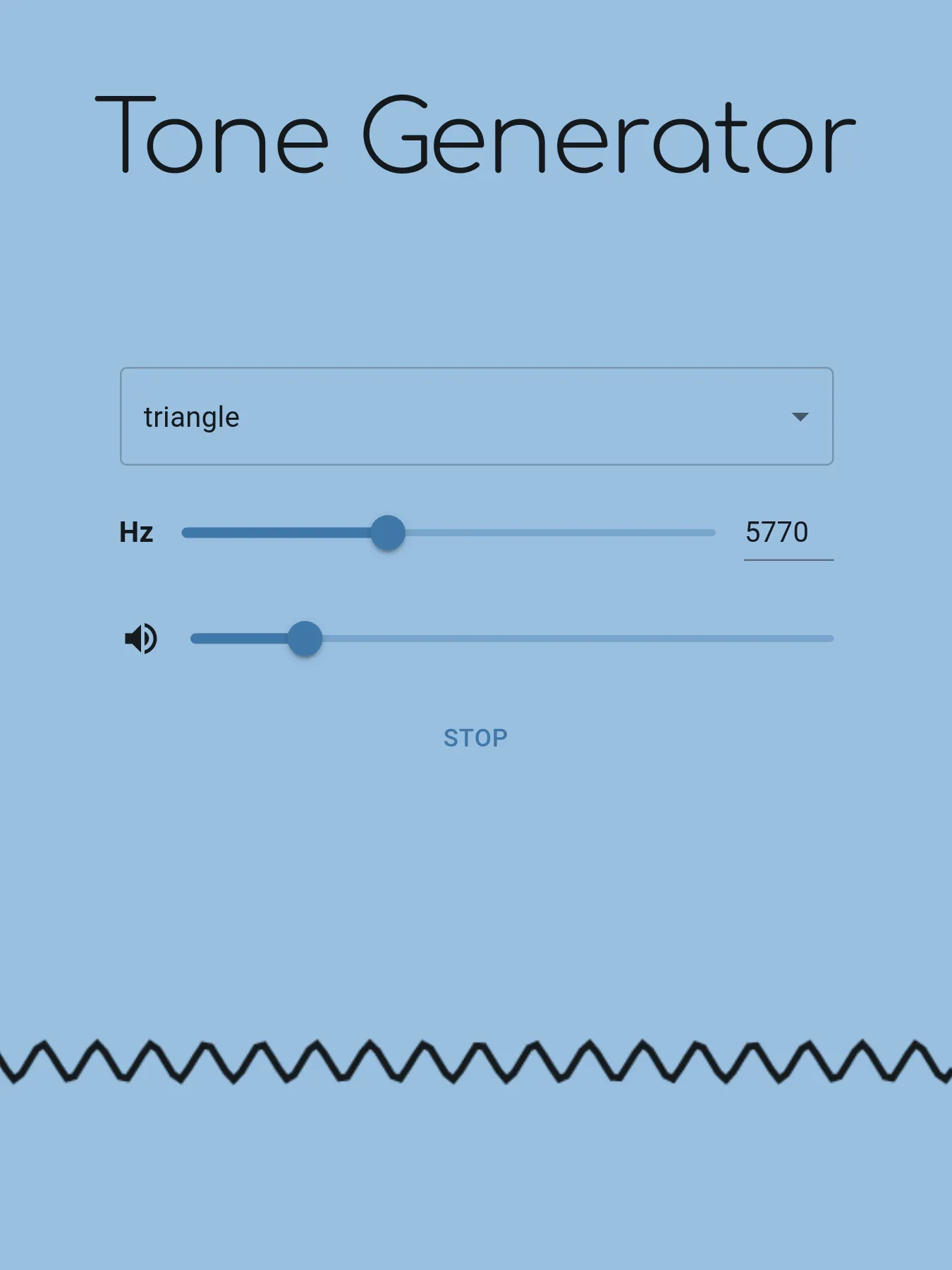 simple frequency generator | Indus Appstore | Screenshot