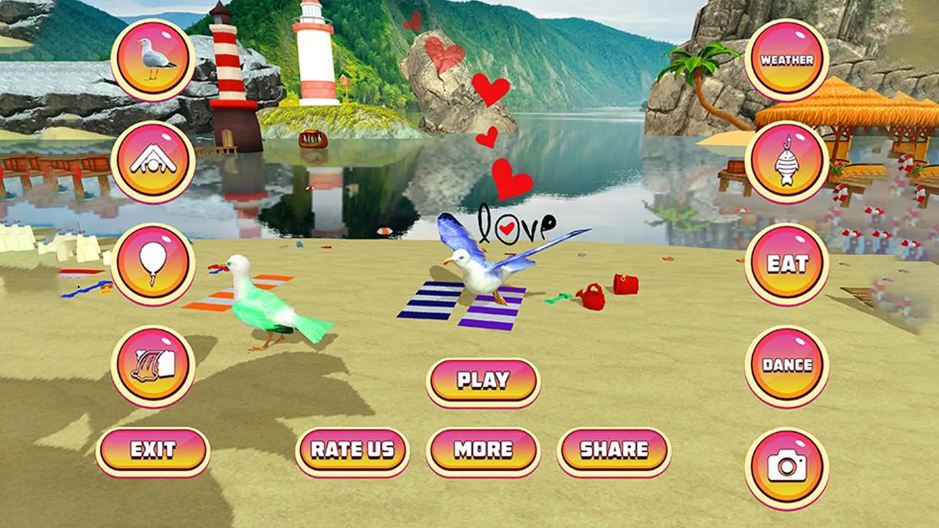 Talking Birds: Offline Games | Indus Appstore | Screenshot