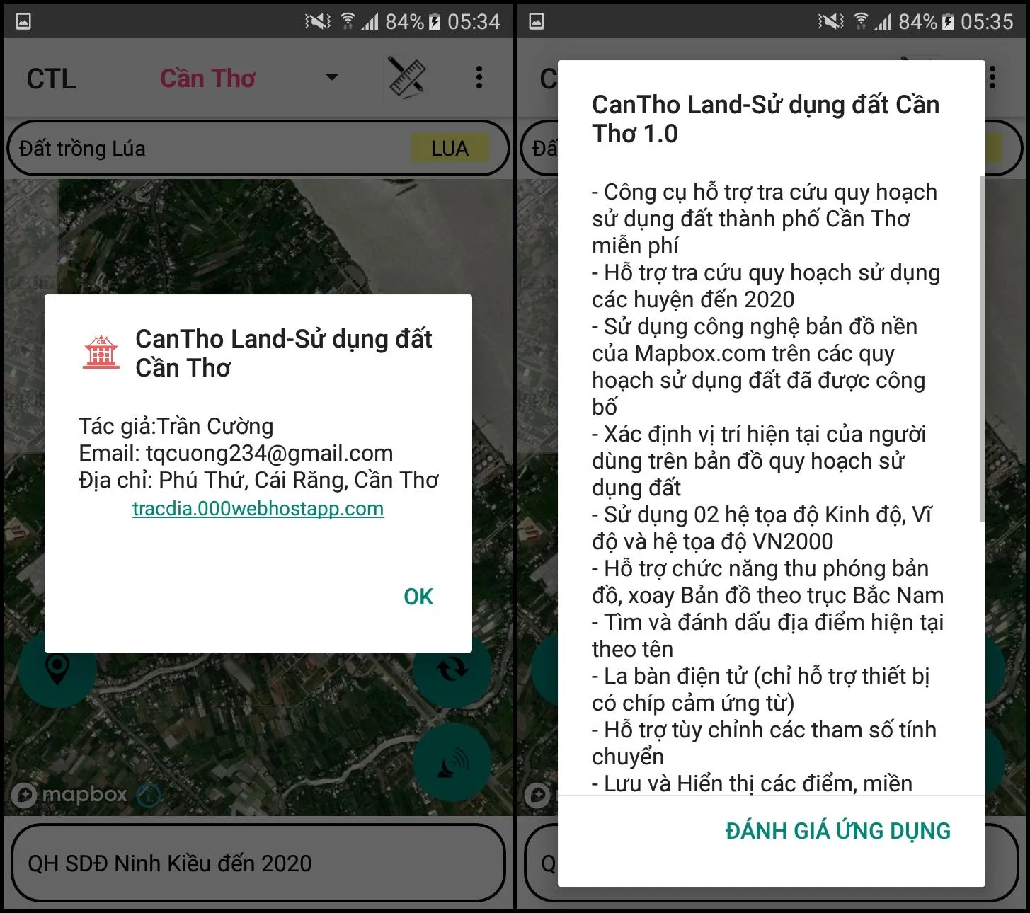 QH sử dụng đất Hậu Giang | Indus Appstore | Screenshot