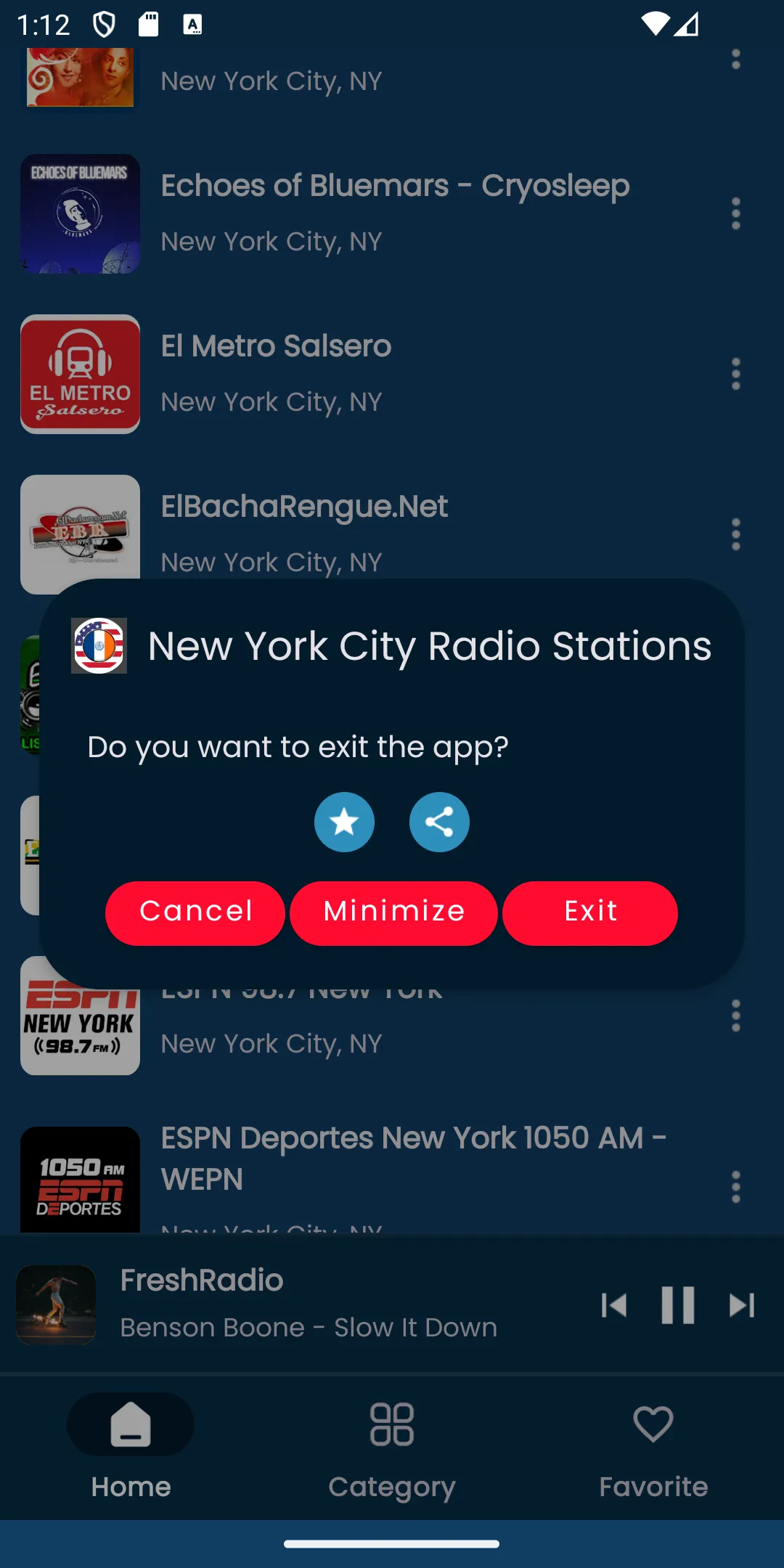 Radios from New York City | Indus Appstore | Screenshot