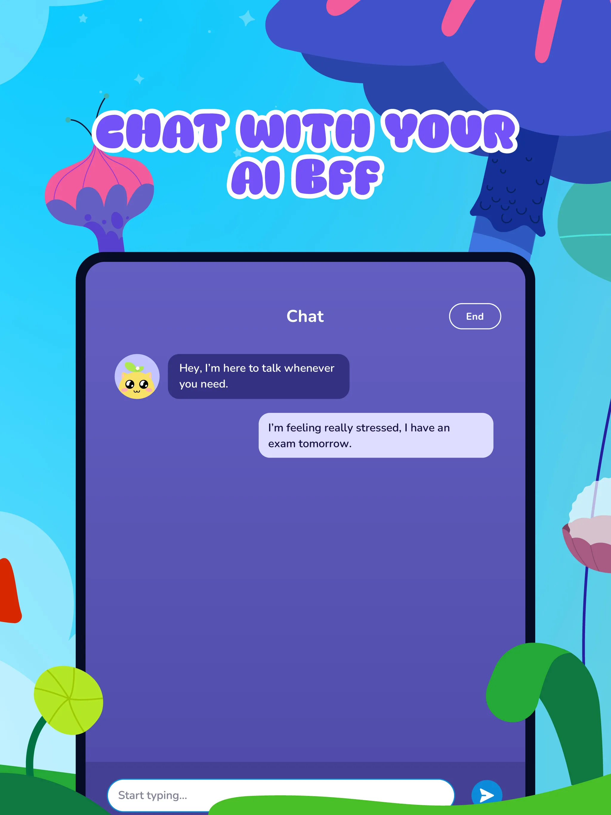 AI Anxiety Virtual Pet BFF Emy | Indus Appstore | Screenshot