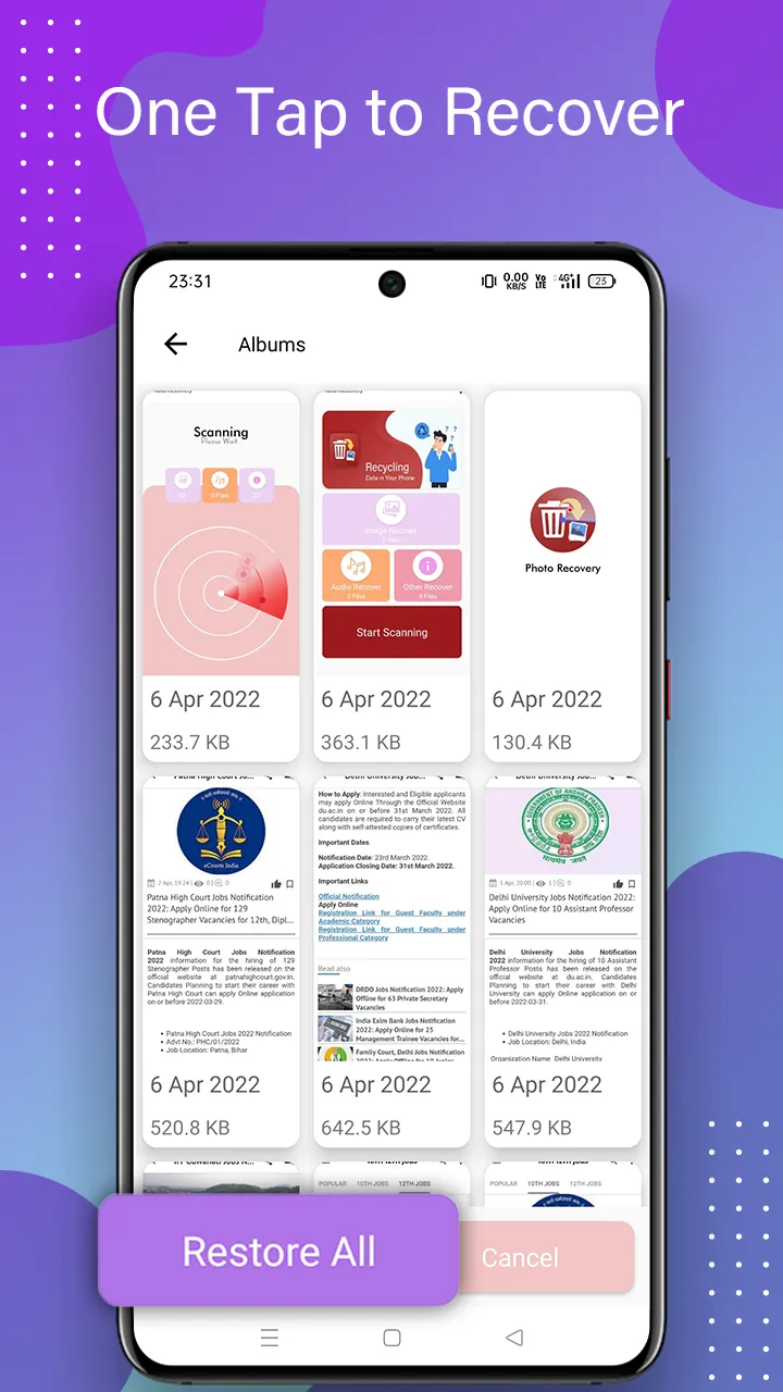 Deleted Photo Recovery App | Indus Appstore | Screenshot