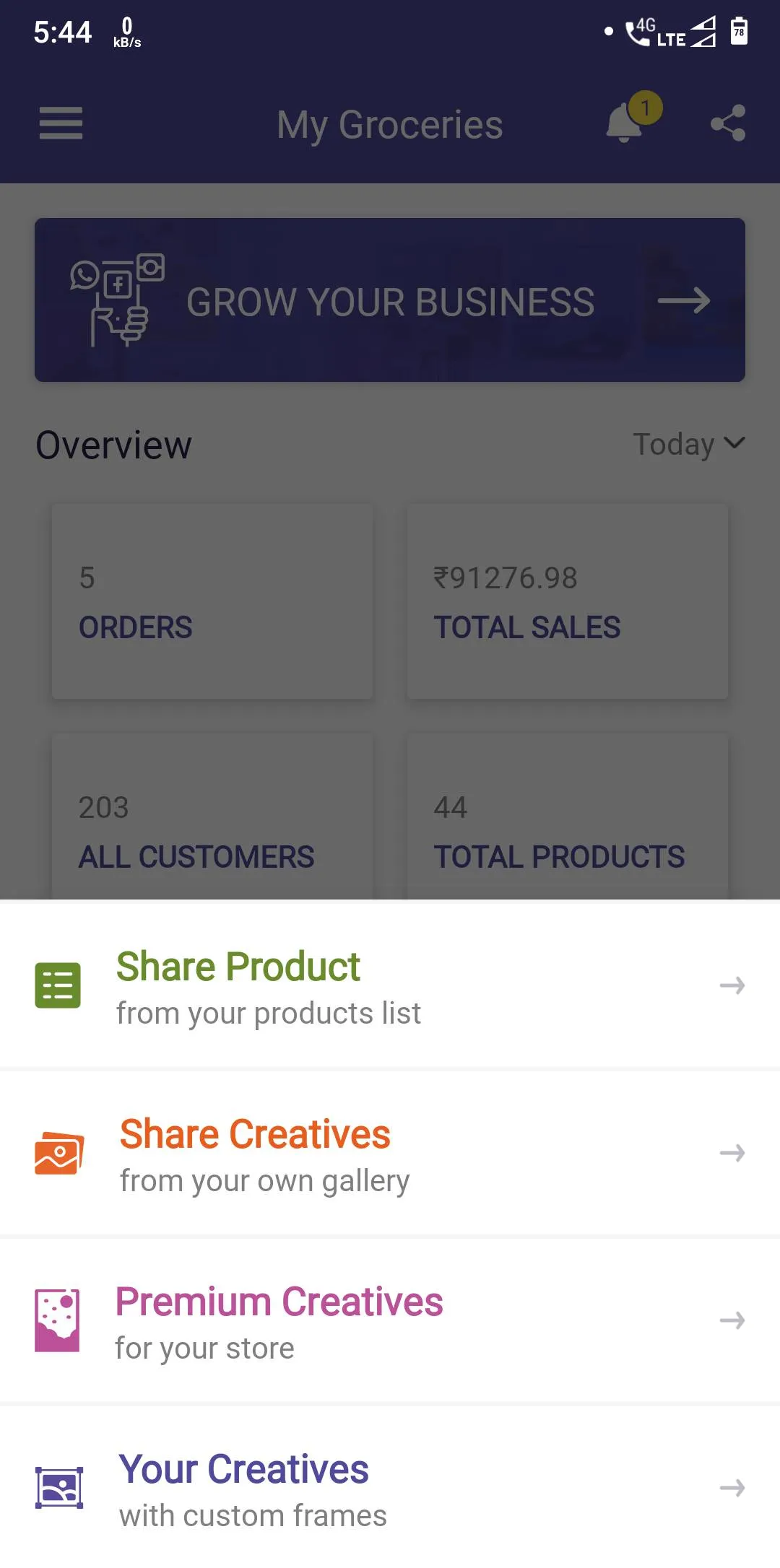 GrocersApp Admin | Indus Appstore | Screenshot