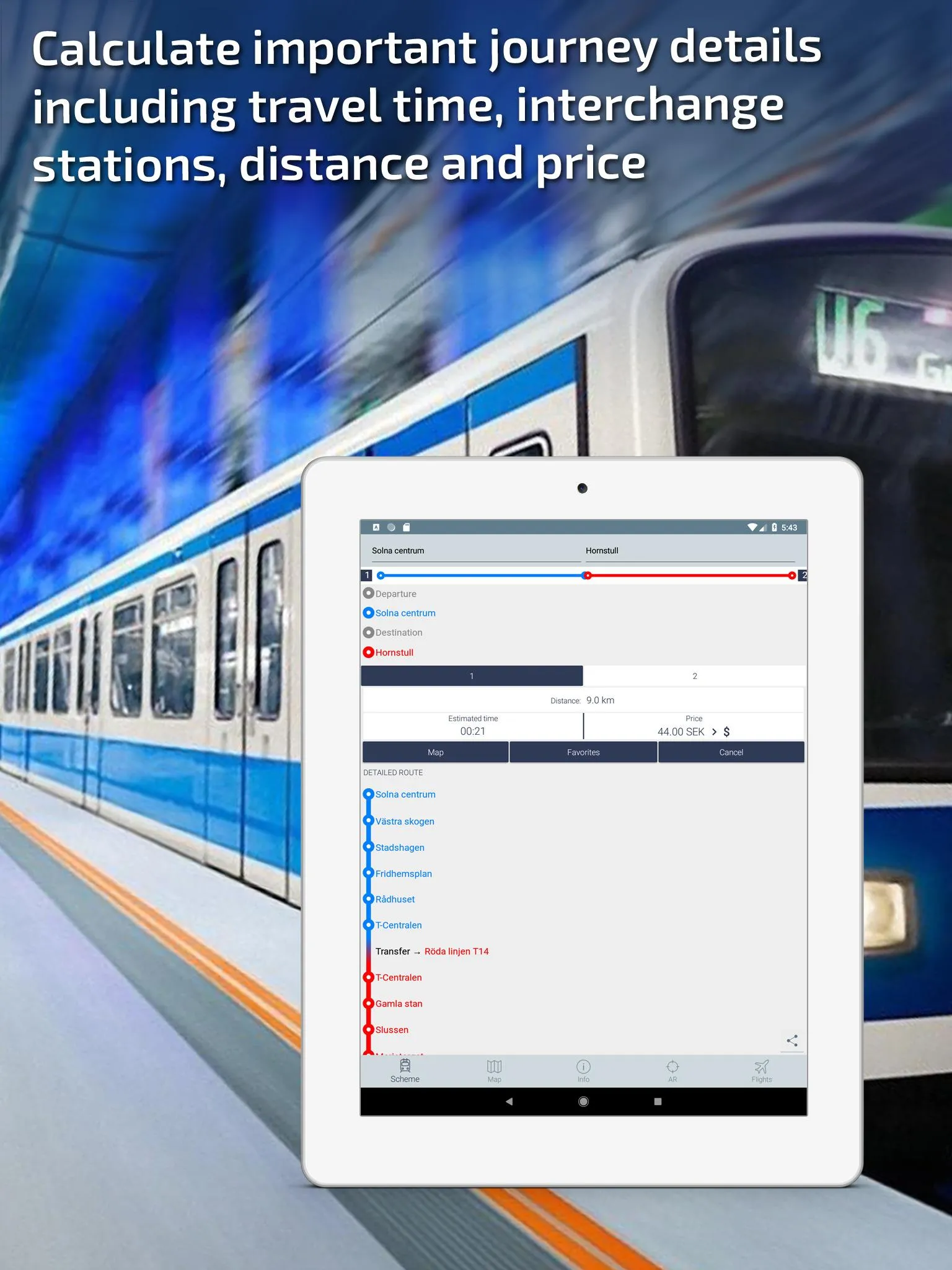 Stockholm Metro Guide | Indus Appstore | Screenshot