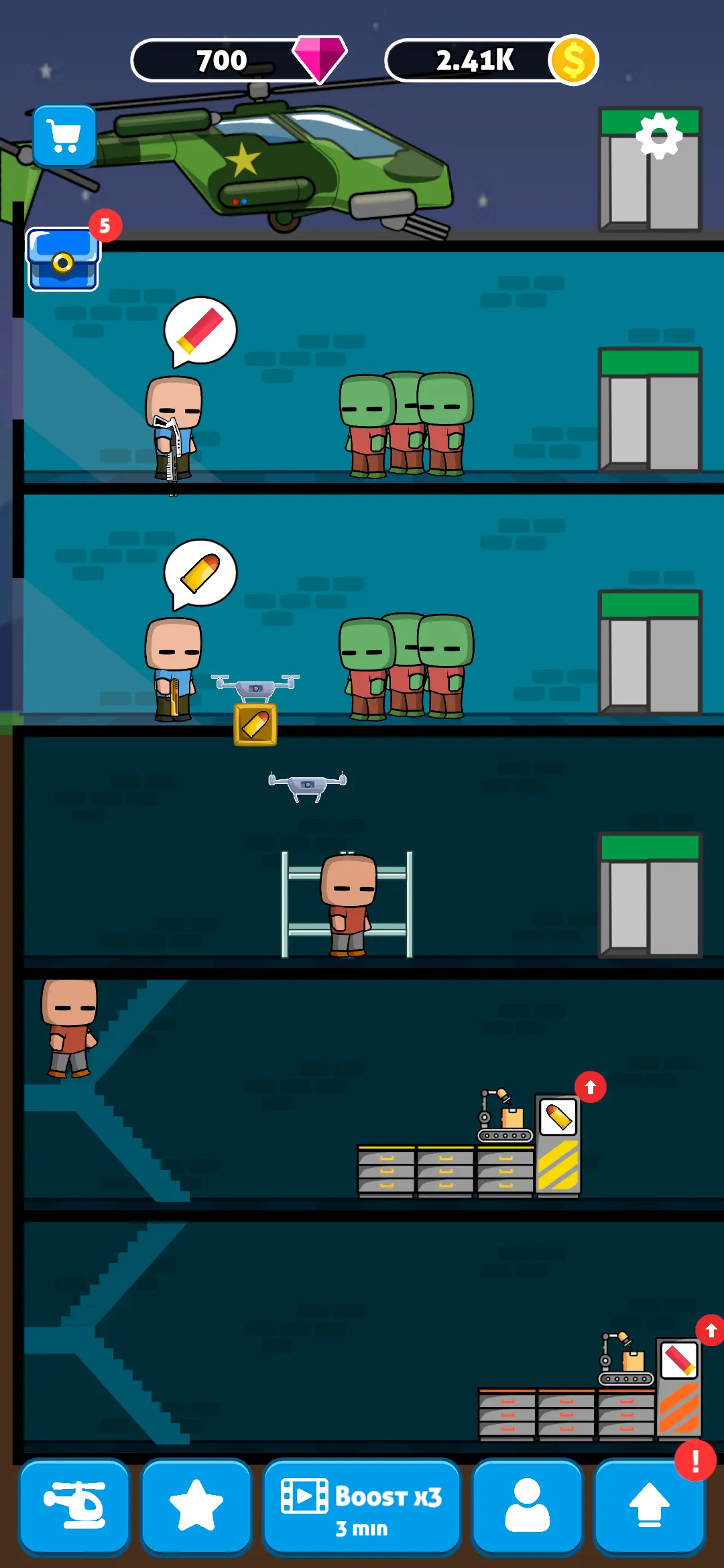 Zombie Shoot: Idle Gun Factory | Indus Appstore | Screenshot