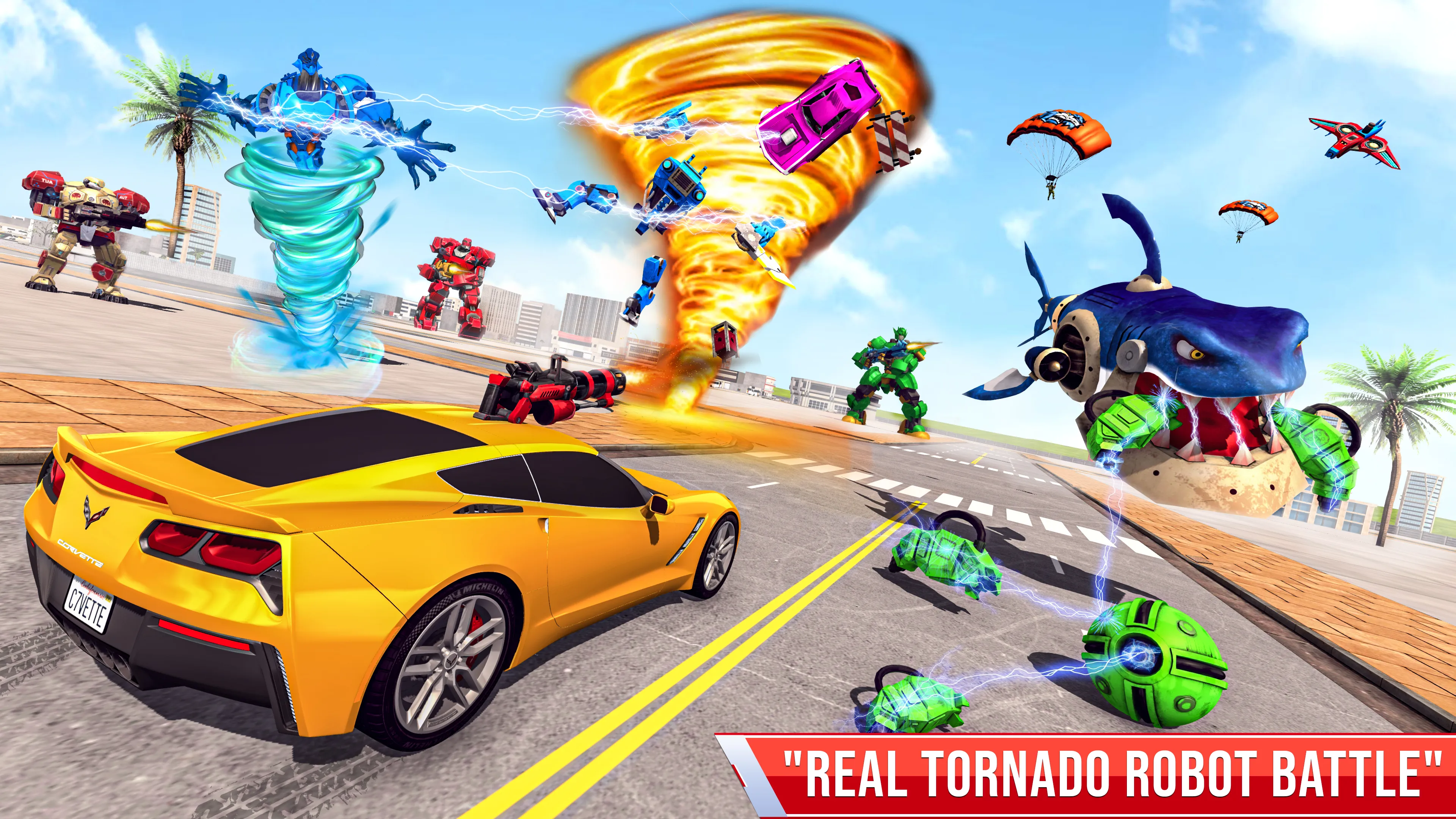 Tornado Robot Car Transform | Indus Appstore | Screenshot