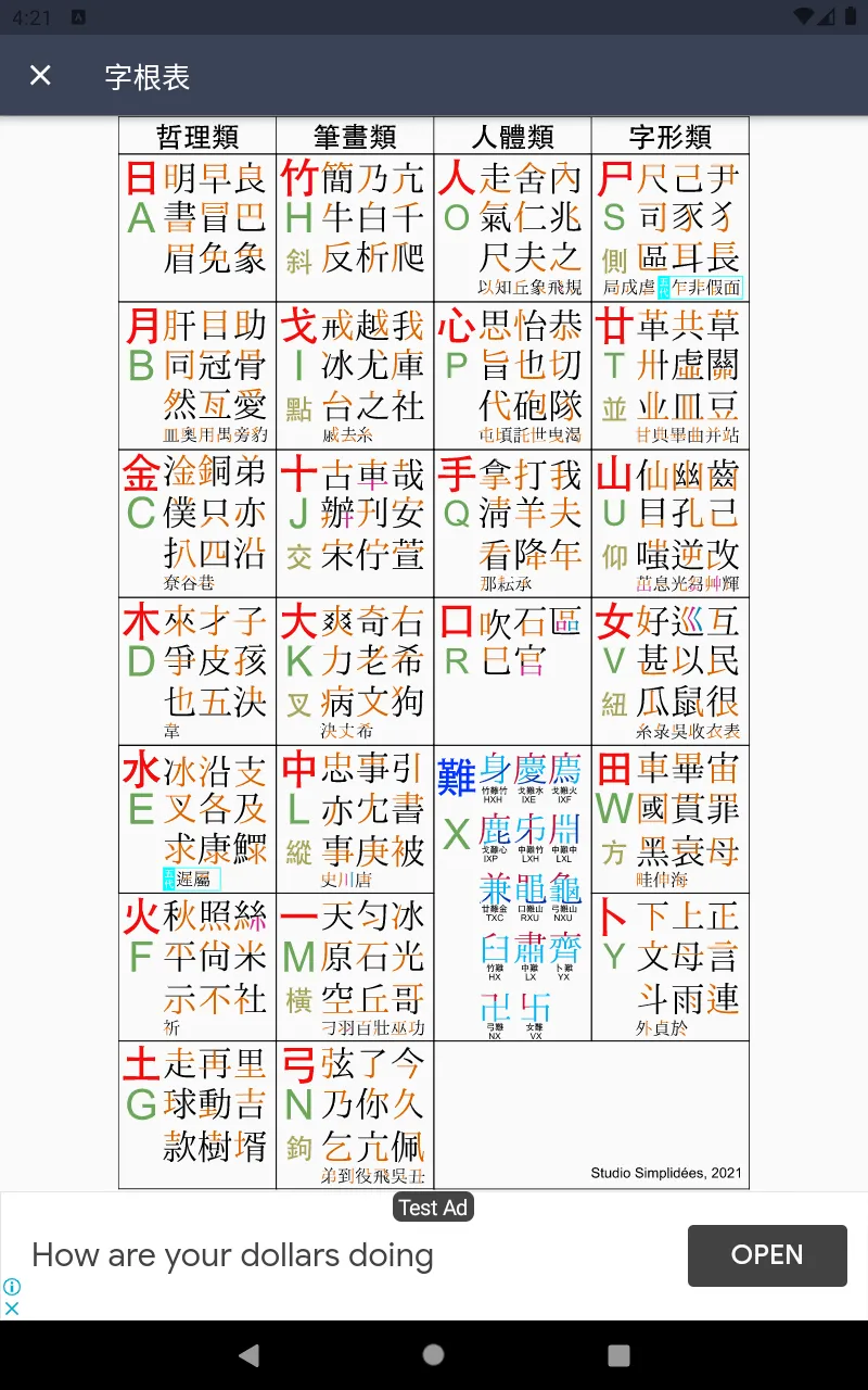 打字練習簿-倉�頡/速成/拼音/粵拼輸入法練習工具 | Indus Appstore | Screenshot