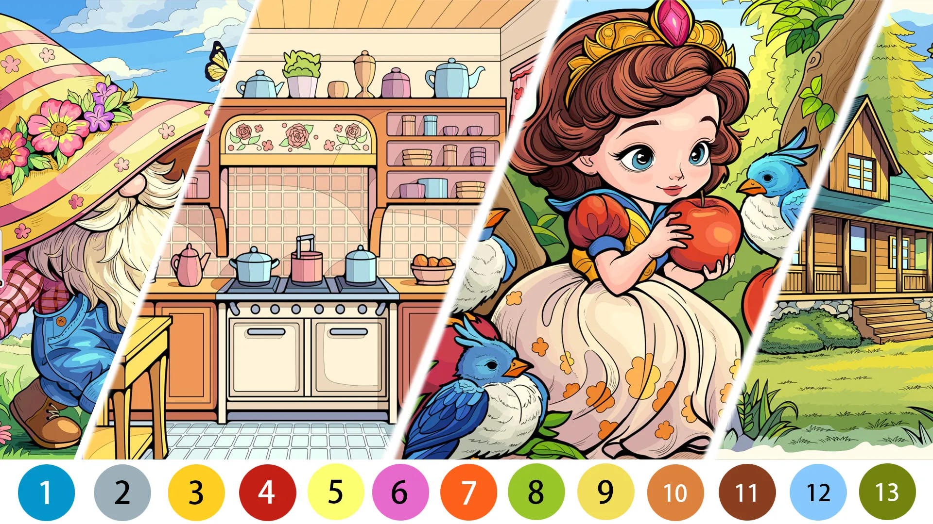 Pop Color - Paint by number | Indus Appstore | Screenshot