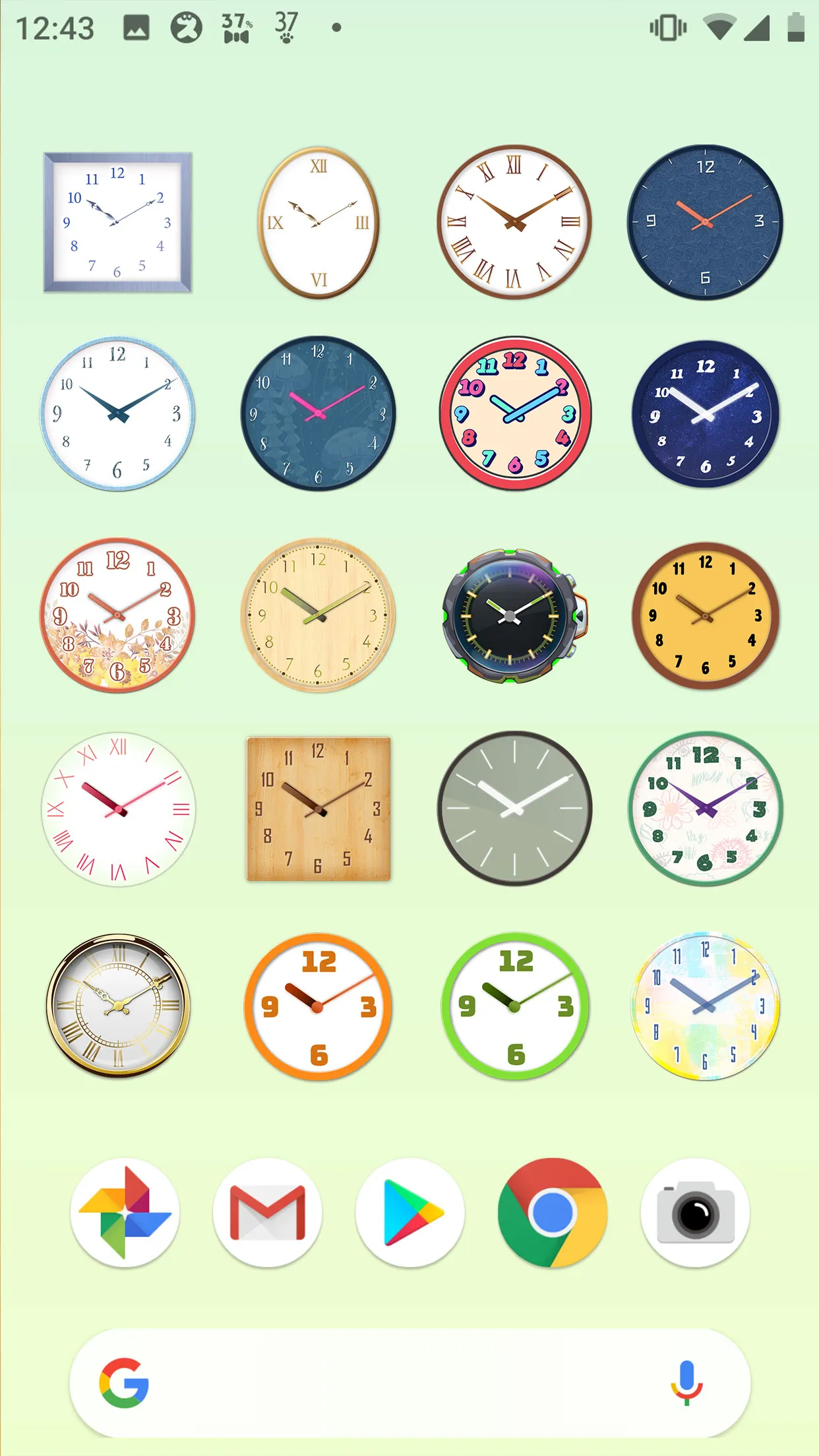 Analog clocks widget – simple | Indus Appstore | Screenshot