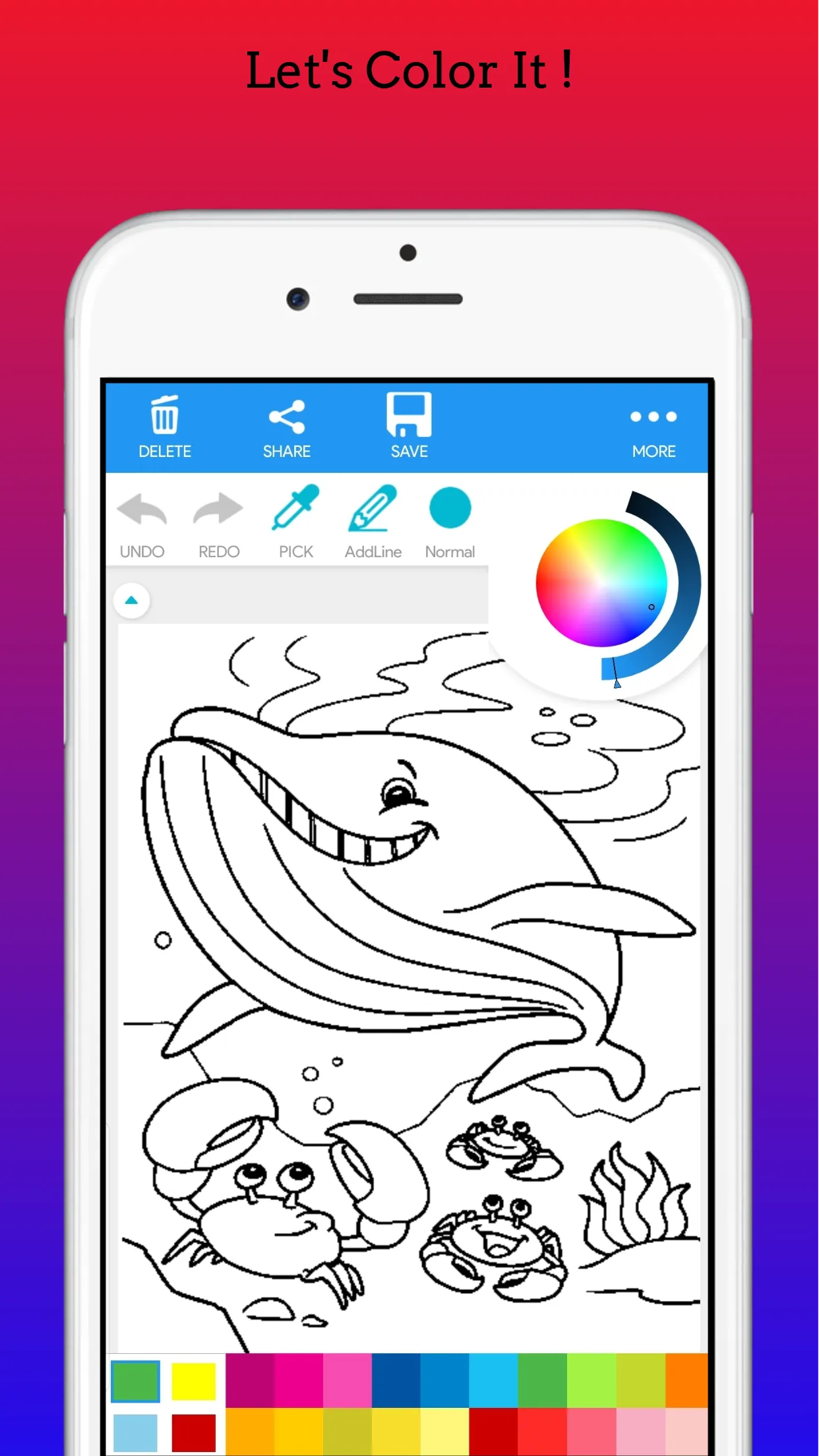 Sea Animals Coloring Book | Indus Appstore | Screenshot