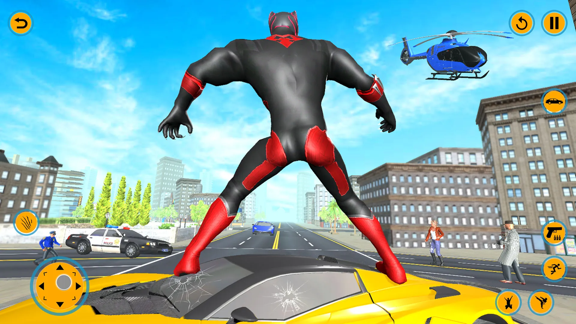 Flying Panther Hero Super city | Indus Appstore | Screenshot