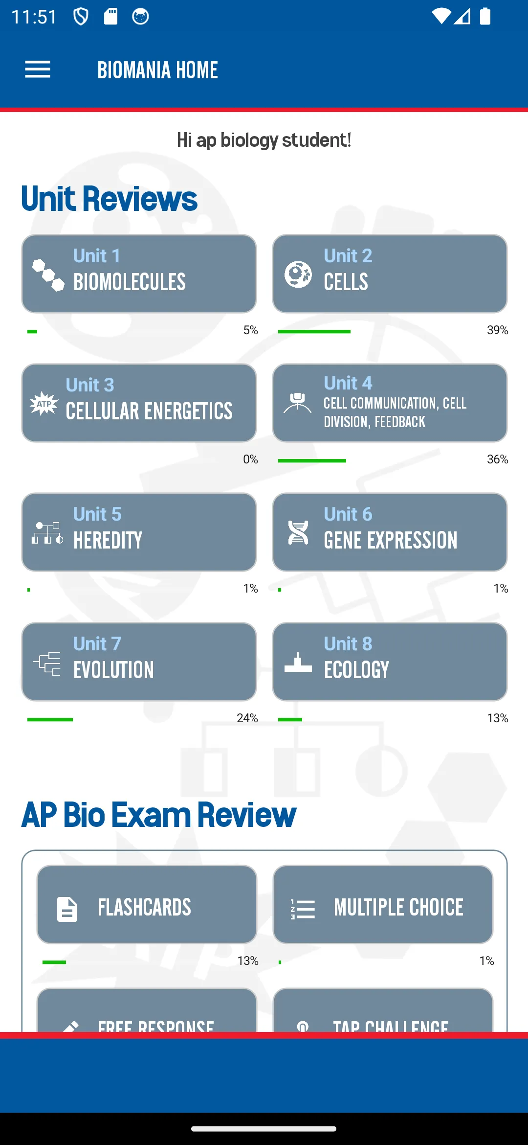 Biomania: AP Biology Study App | Indus Appstore | Screenshot