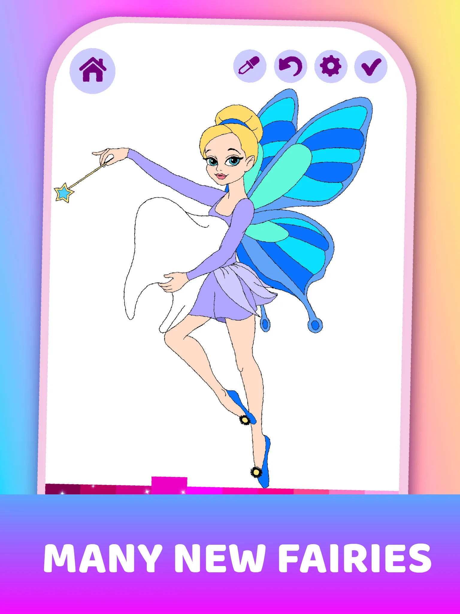 Fairies Coloring Book for Kids | Indus Appstore | Screenshot