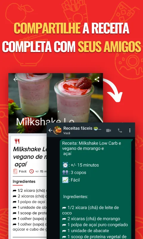 Receita Low Carb em portugues | Indus Appstore | Screenshot